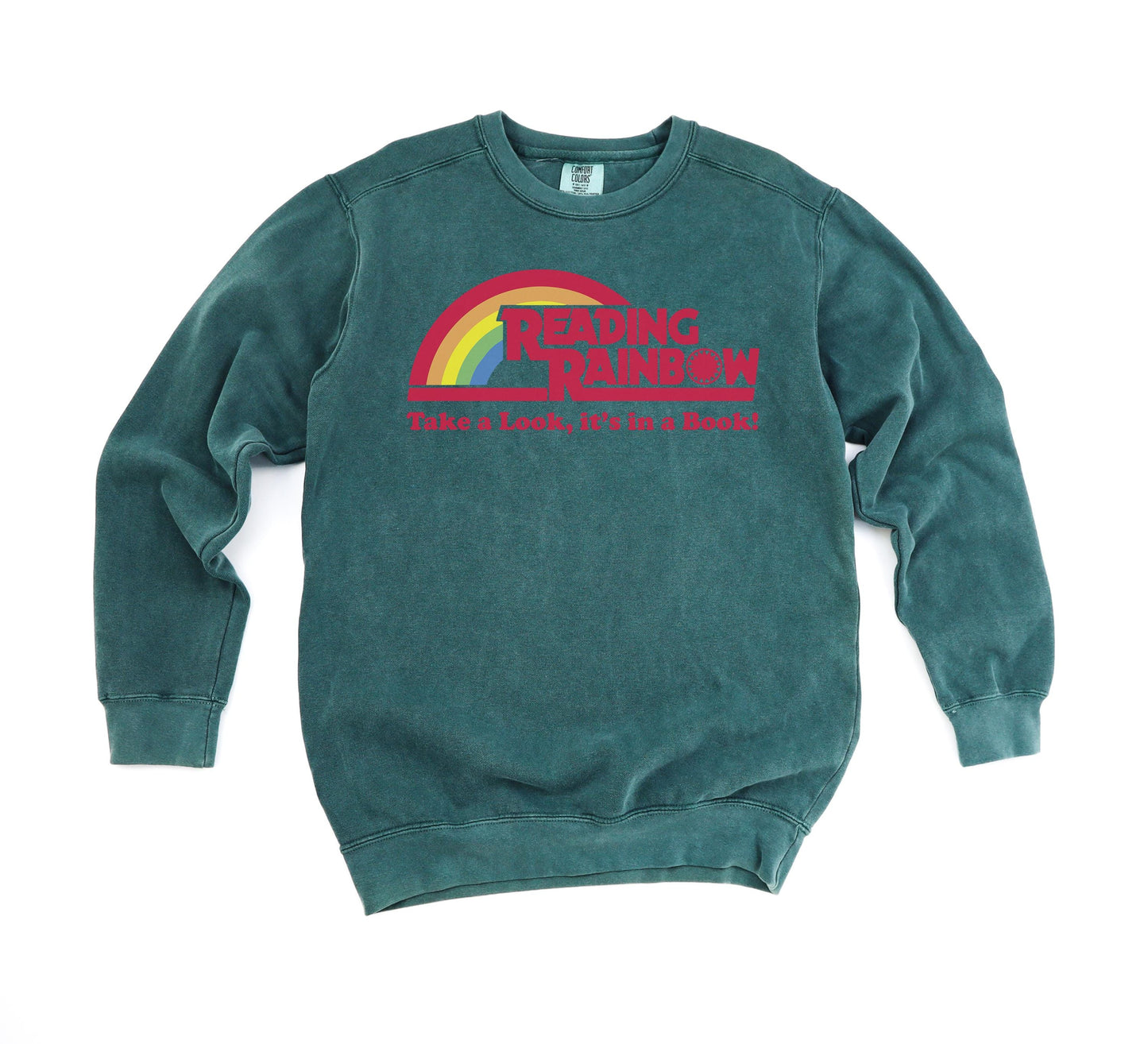 Reading Rainbow Sweatshirt: Retro 80s Librarian Gift