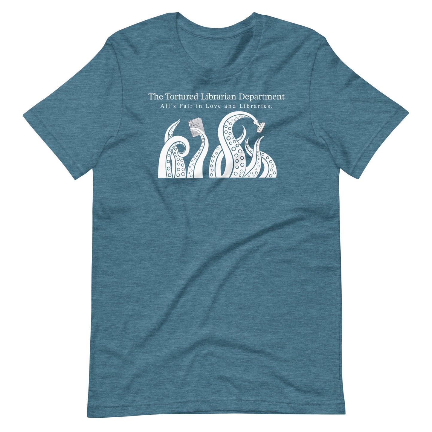 Tortured Librarian's Department Unisex T-shirt | Reading and Librarian Tshirt