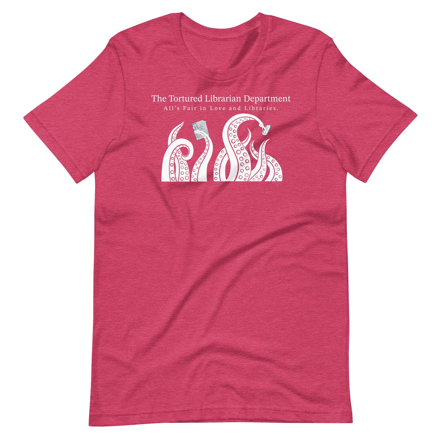 Tortured Librarian's Department Unisex T-shirt | Reading and Librarian Tshirt