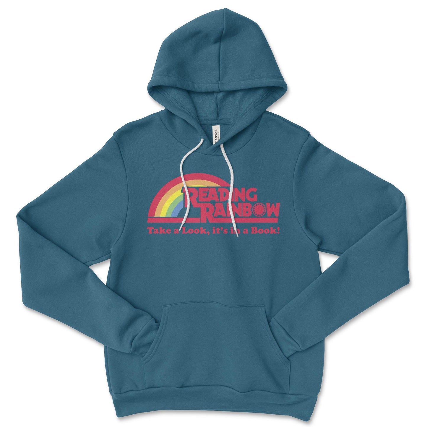 Reading Rainbow Hoodie: Retro 80s Book Lover Sweatshirt