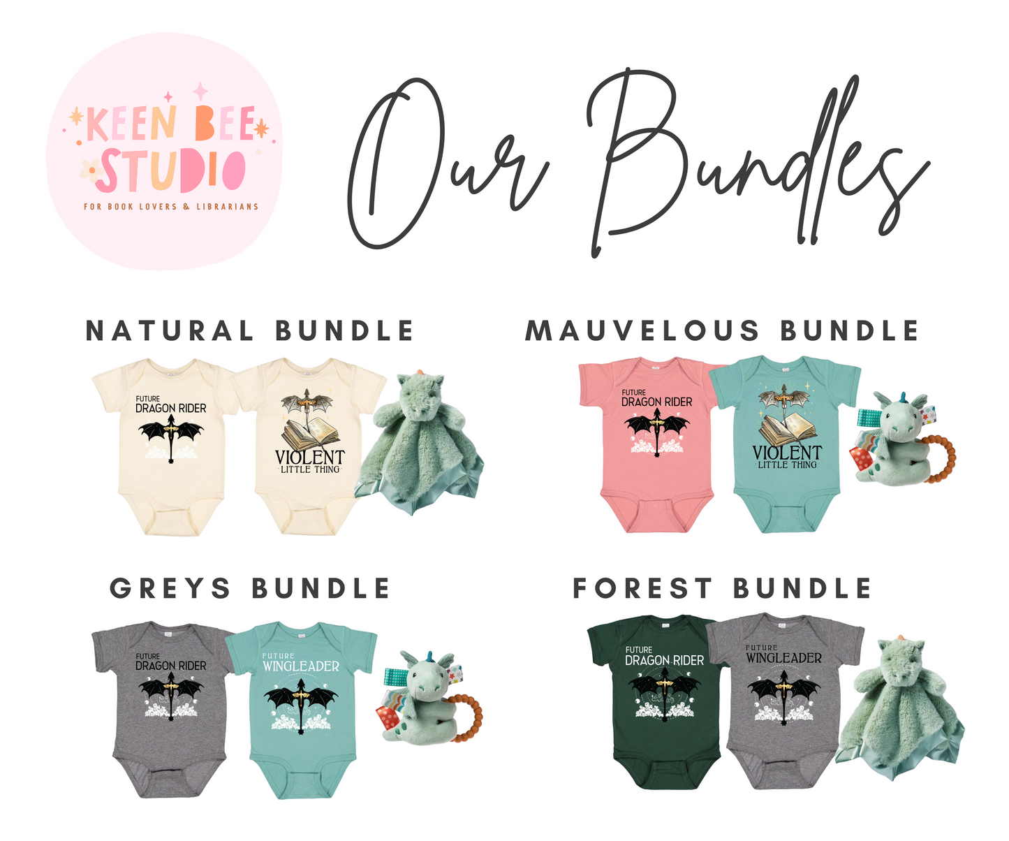 Fourth Wing Nerdy Baby Onesie© Baby Shower Gift Box