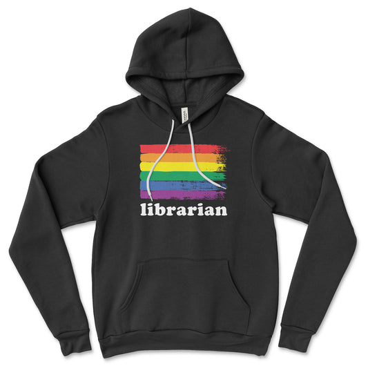 Pride Librarian Rainbow Librarian Sweatshirt