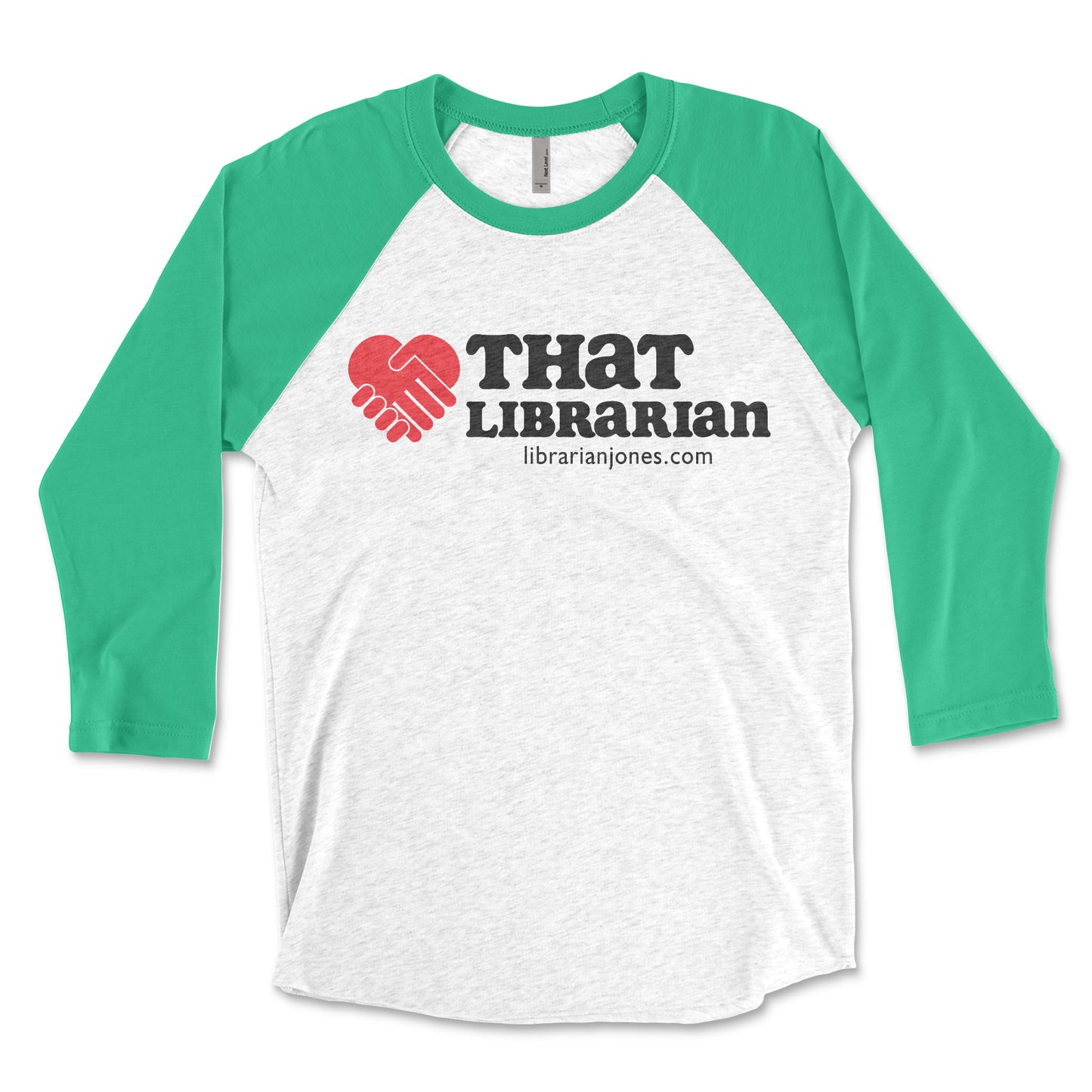 That Librarian 3/4 Sleeve Raglan T-shirt