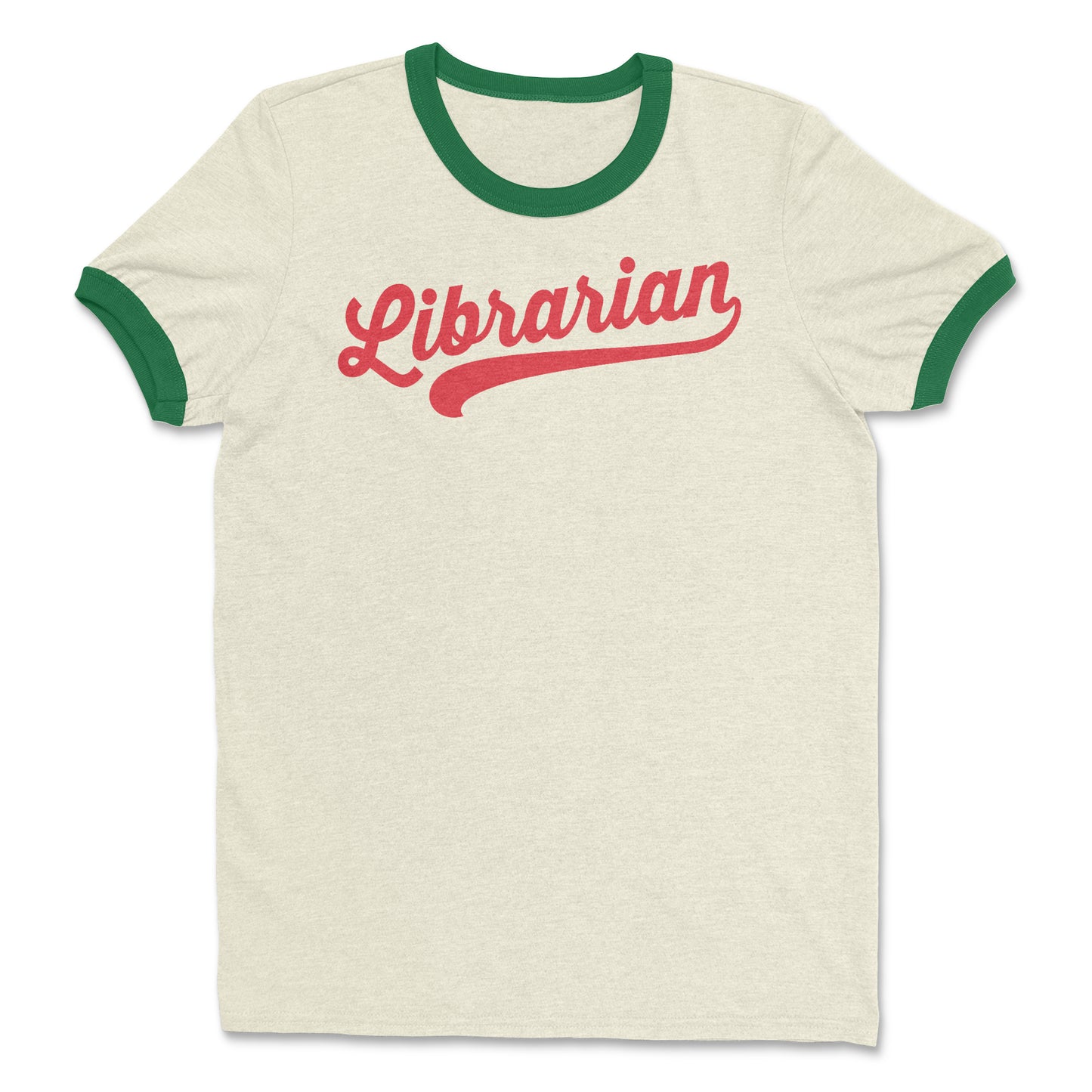 Swoosh Vintage Librarian Cotton Ringer T-shirt