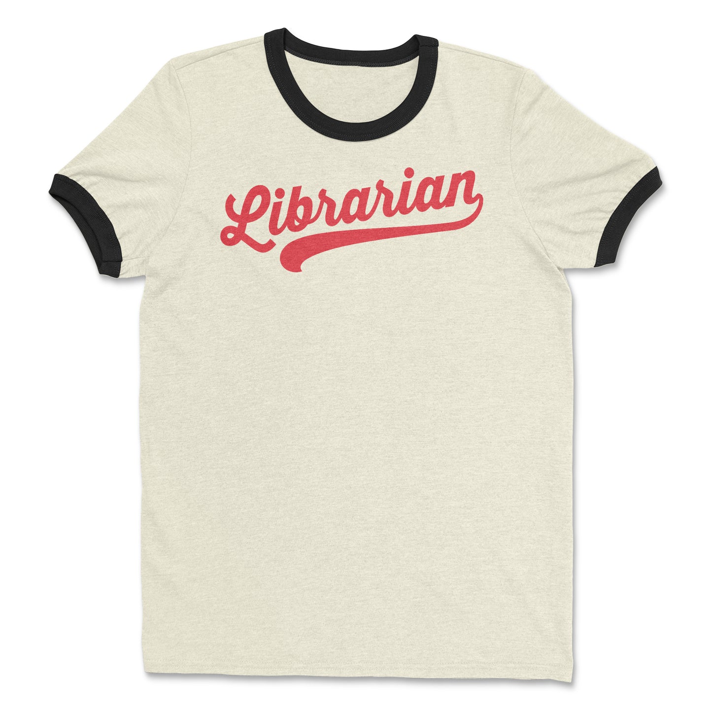 Swoosh Vintage Librarian Cotton Ringer T-shirt
