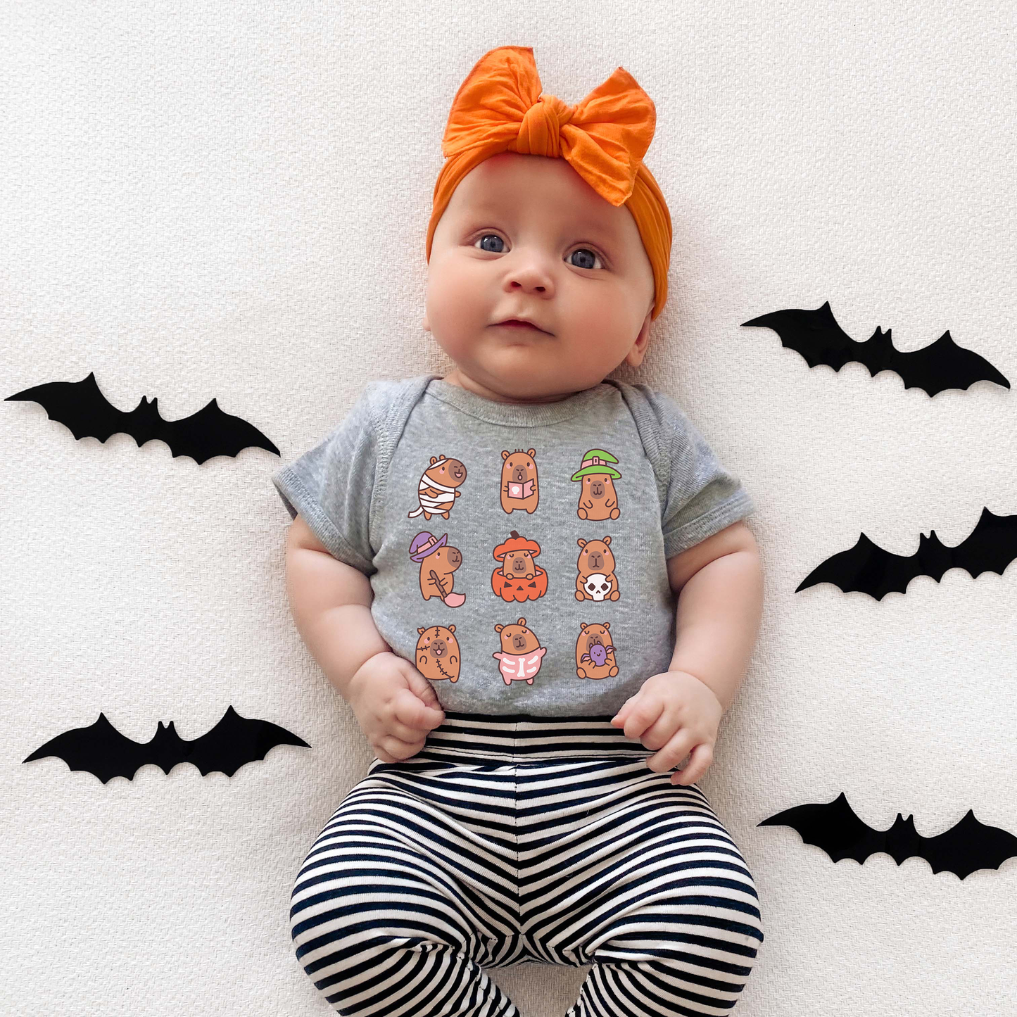 Cute Capybara Halloween Baby Onesie©