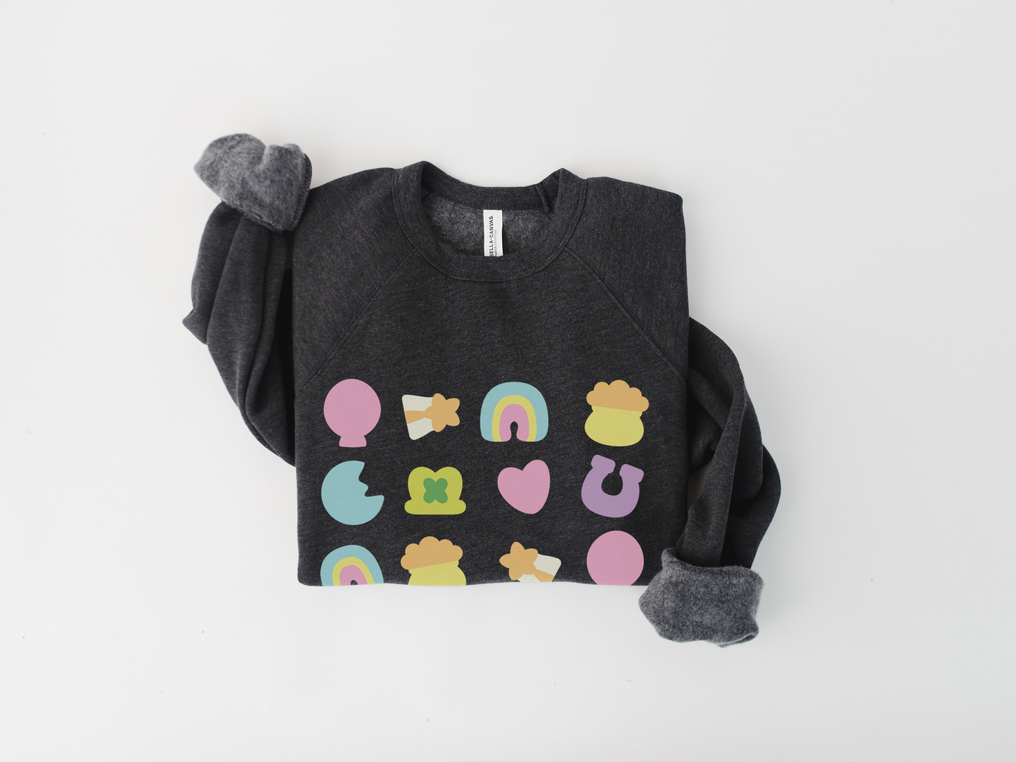 Lucky Charms Charmed Shamrock St. Patrick's Day Crewneck Sweatshirt