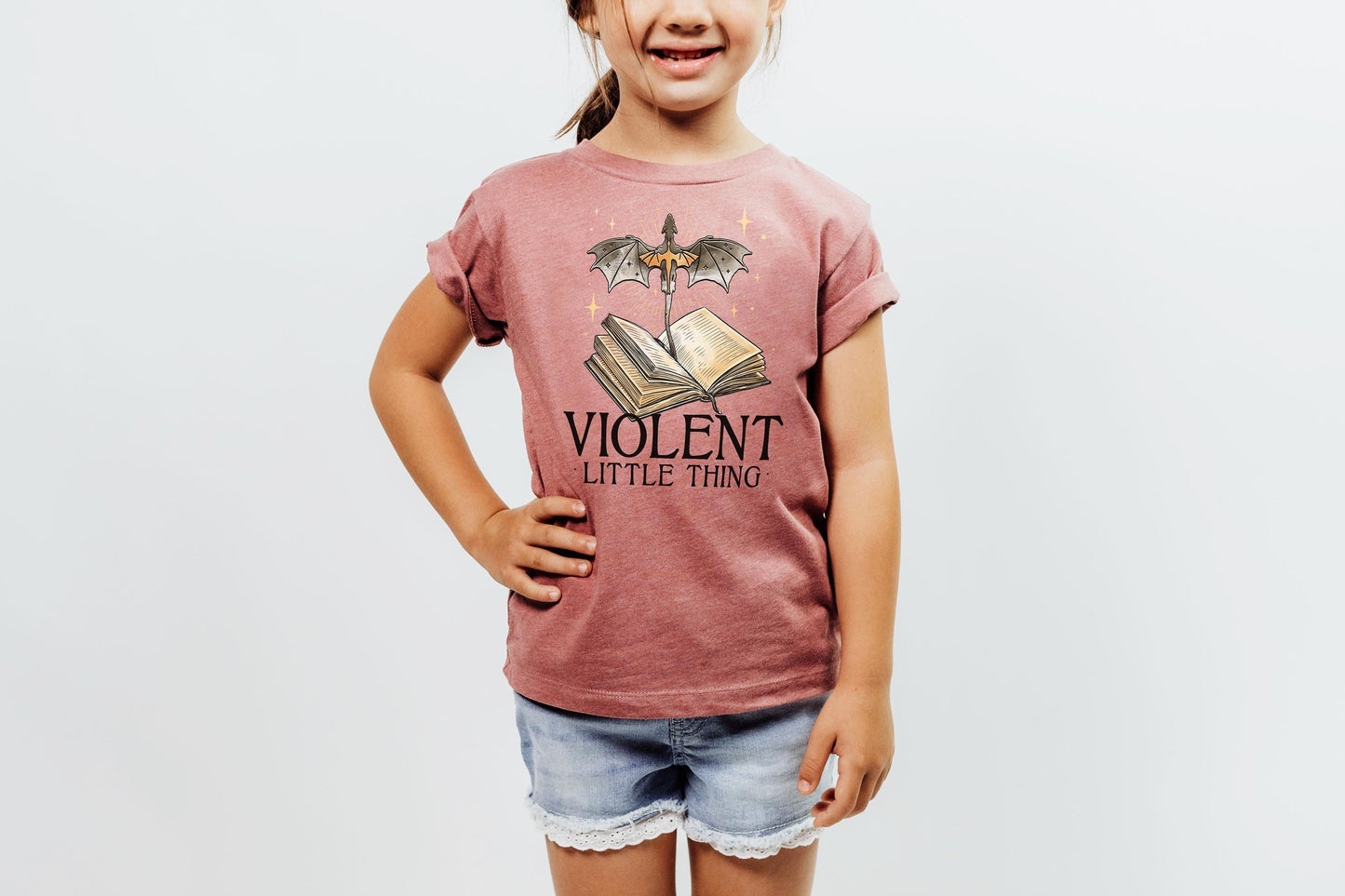 violent little thing, fourth wing merch, fourth wing gift, onyx storm, violet,dragon rider, dragon leader shirt