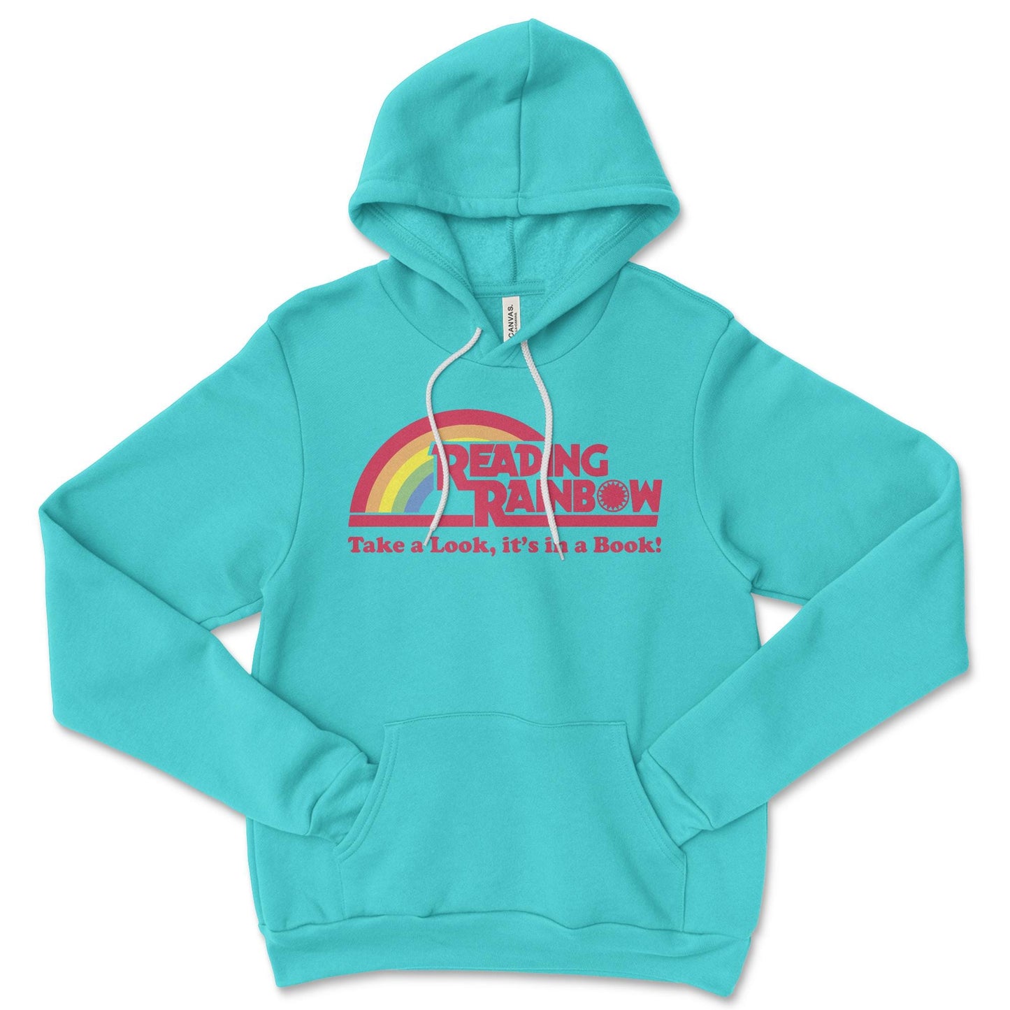 Reading Rainbow Hoodie: Retro 80s Book Lover Sweatshirt