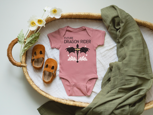 Future Basgiath Dragon Rider Fourth Wing Nerdy Baby Onesie©