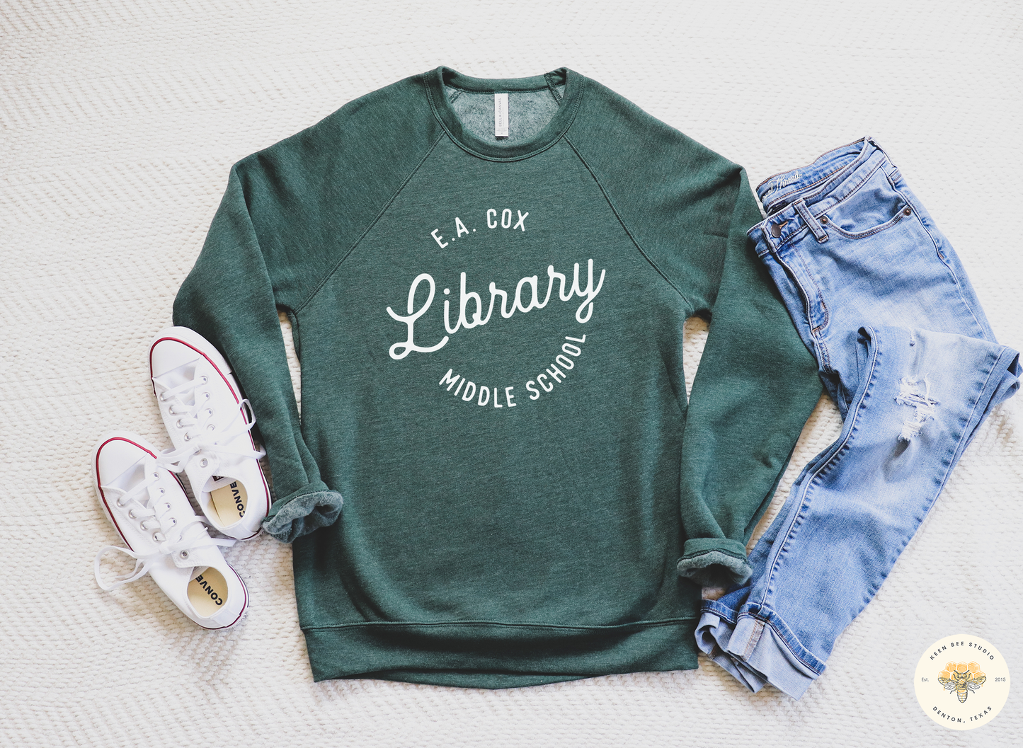 Custom Library Name | Librarian and Reading Sweatshirt