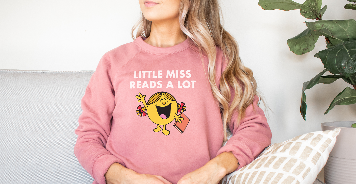 Little Miss Reads A Lot Sweatshirt