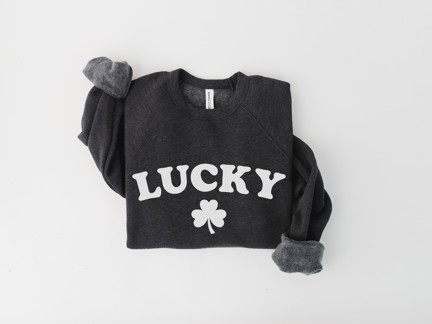 Lucky Shamrock St. Patrick's Day Crewneck Sweatshirt