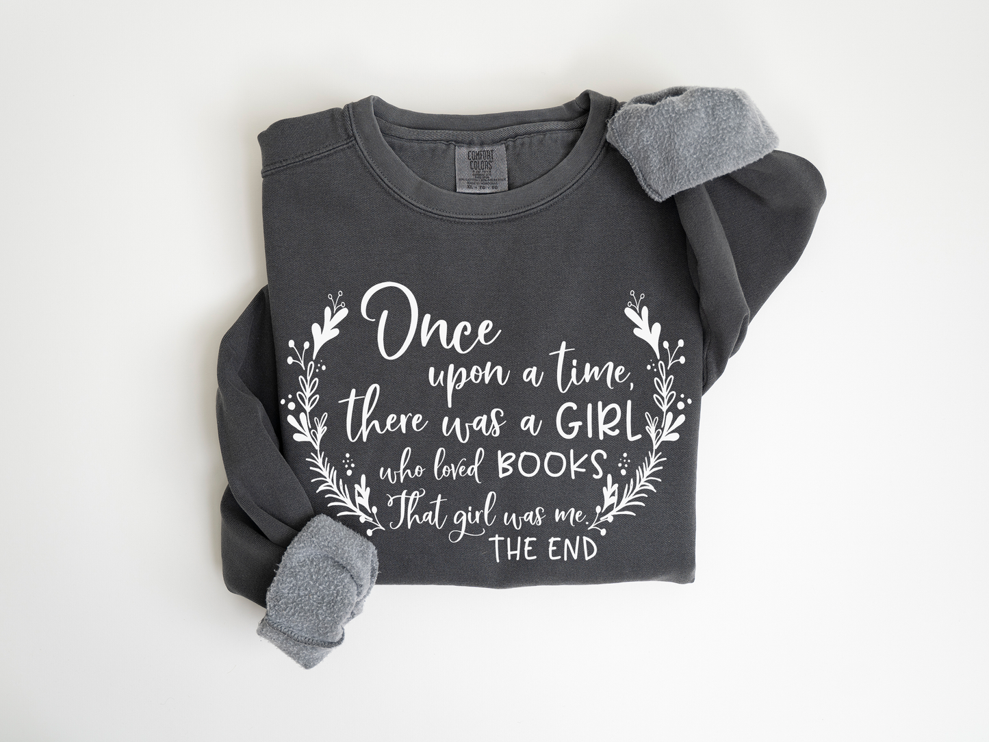 Once Upon a Time Unisex Pigment Dyed Librarian Sweatshirt