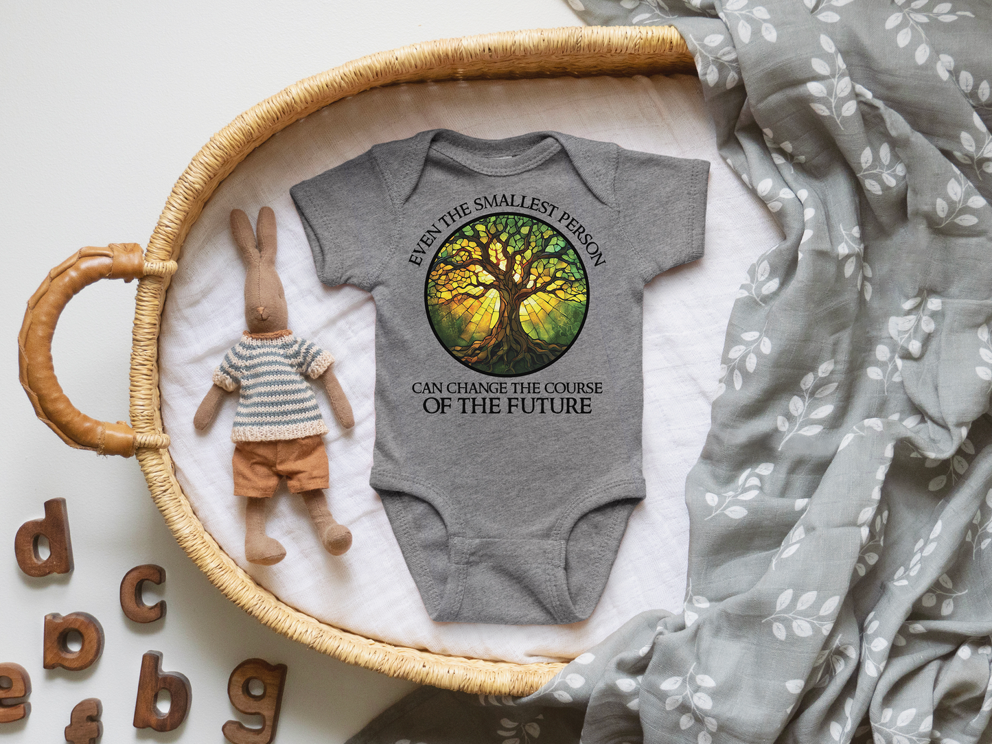 Even the Smallest Person Can Change the Course of the Future LOTR Quote Nerdy Baby Onesie©