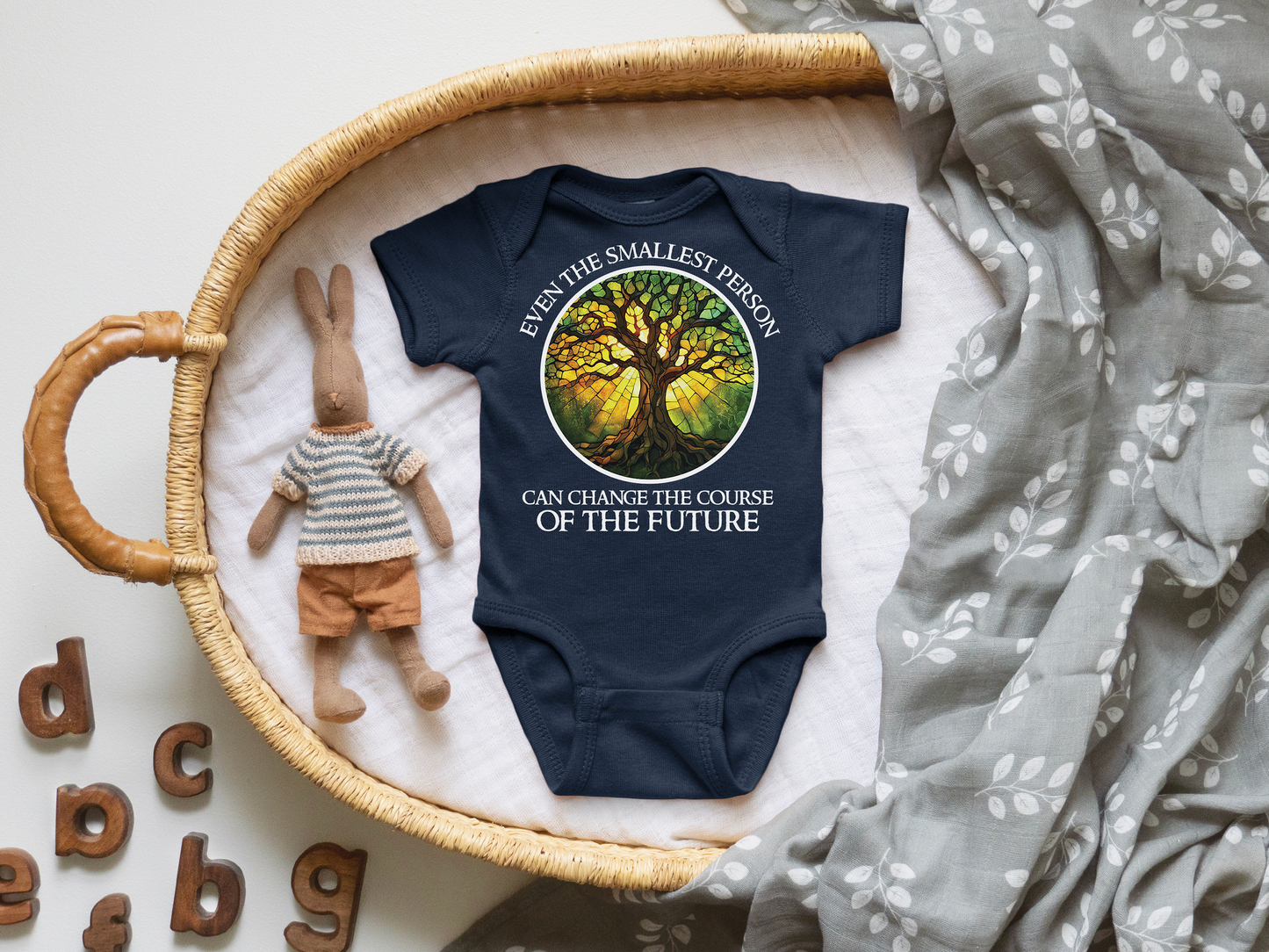 Even the Smallest Person Can Change the Course of the Future LOTR Quote Nerdy Baby Onesie©