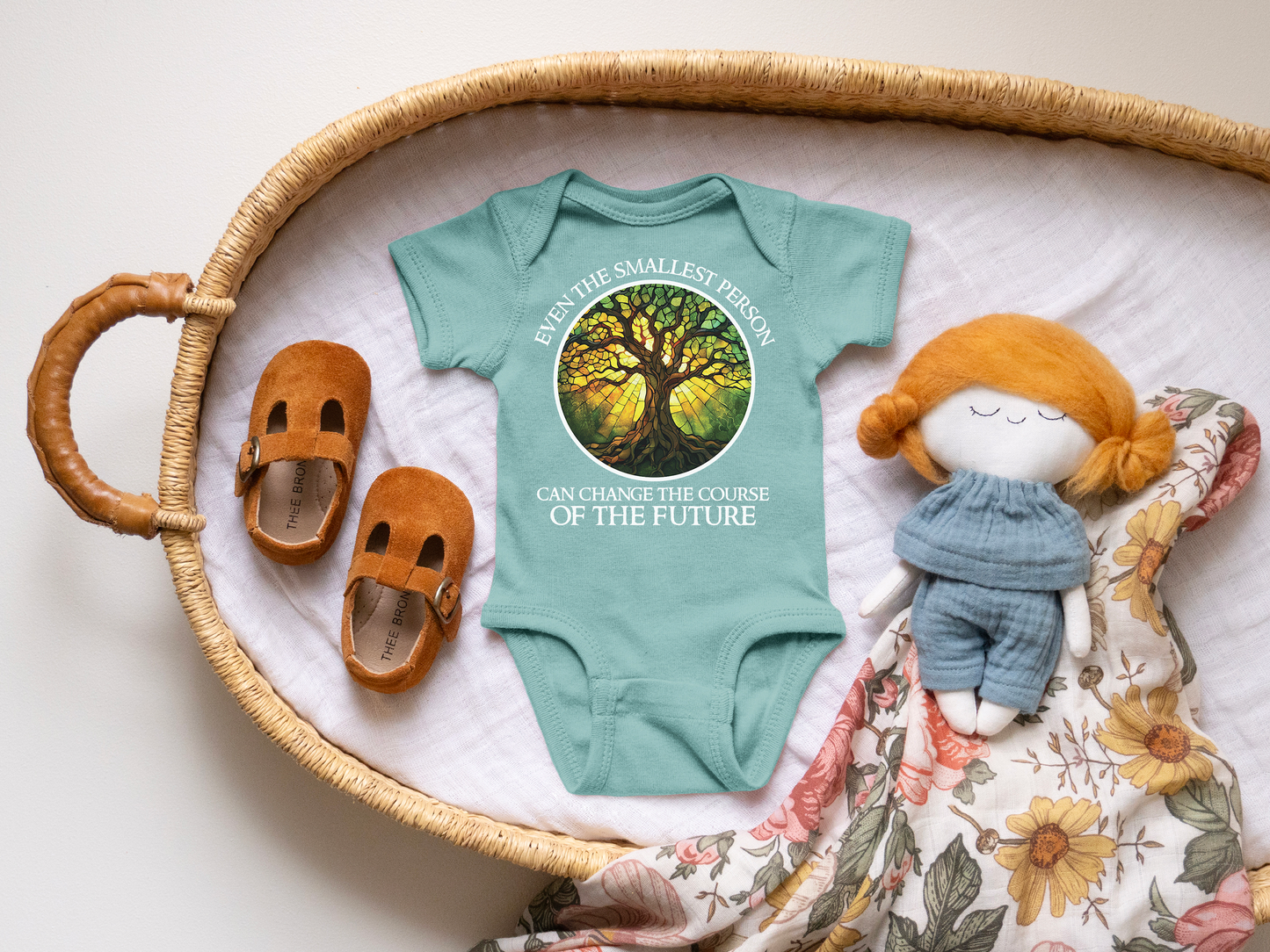 Even the Smallest Person Can Change the Course of the Future LOTR Quote Nerdy Baby Onesie©