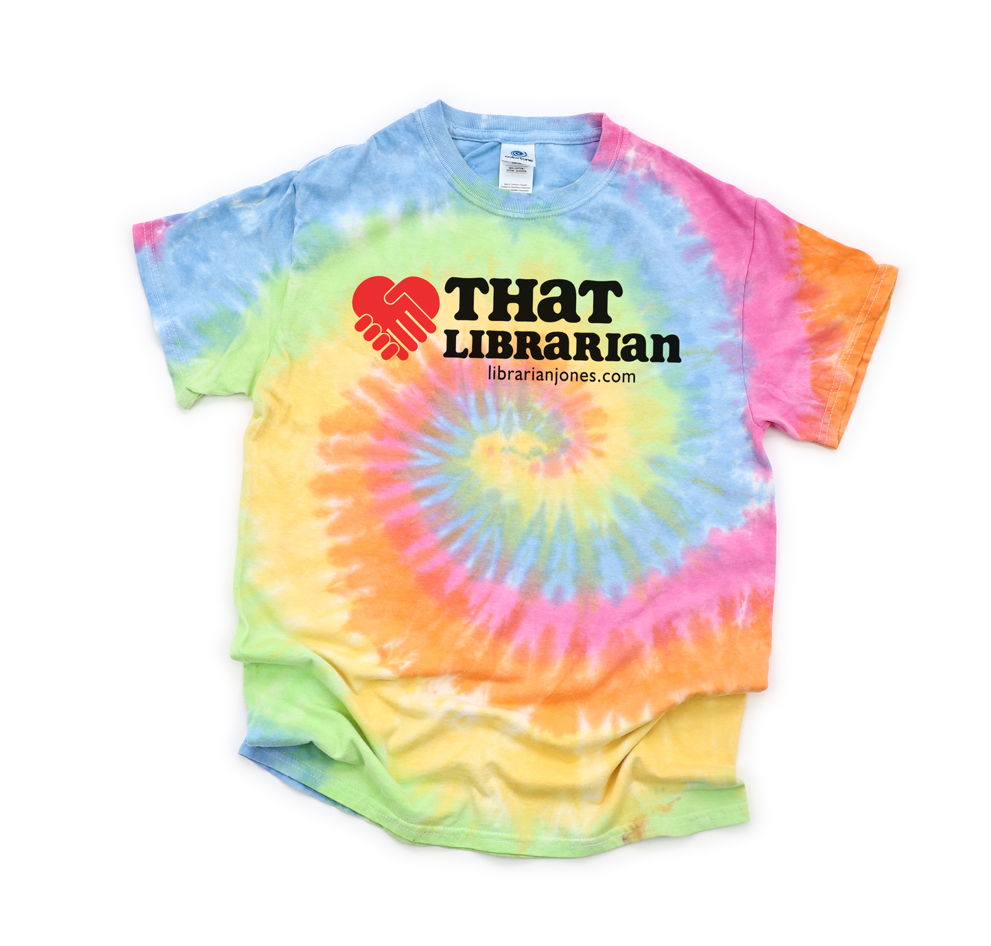 That Librarian Tie-Dye Short Sleeve T-shirt