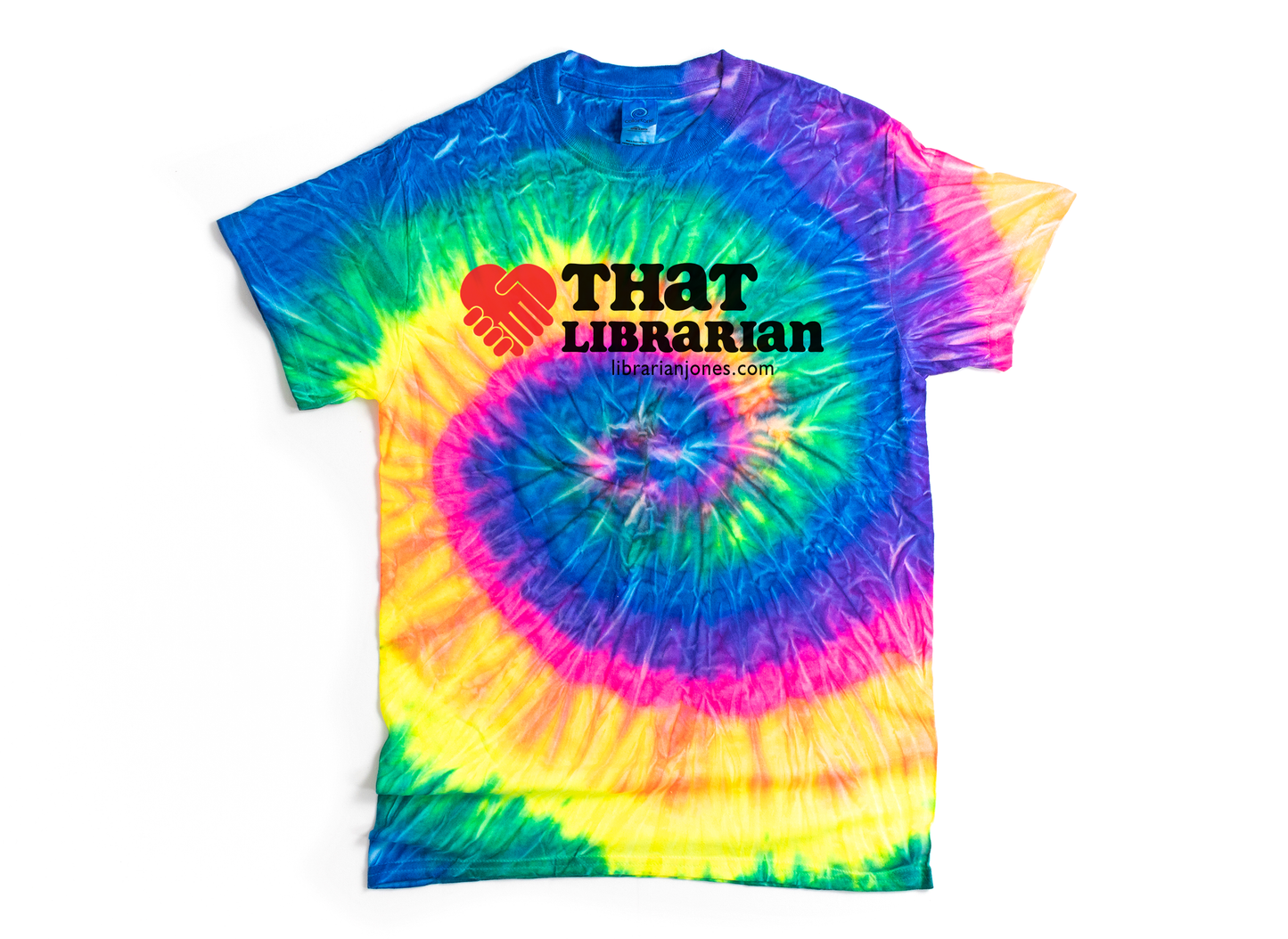 That Librarian Tie-Dye Short Sleeve T-shirt