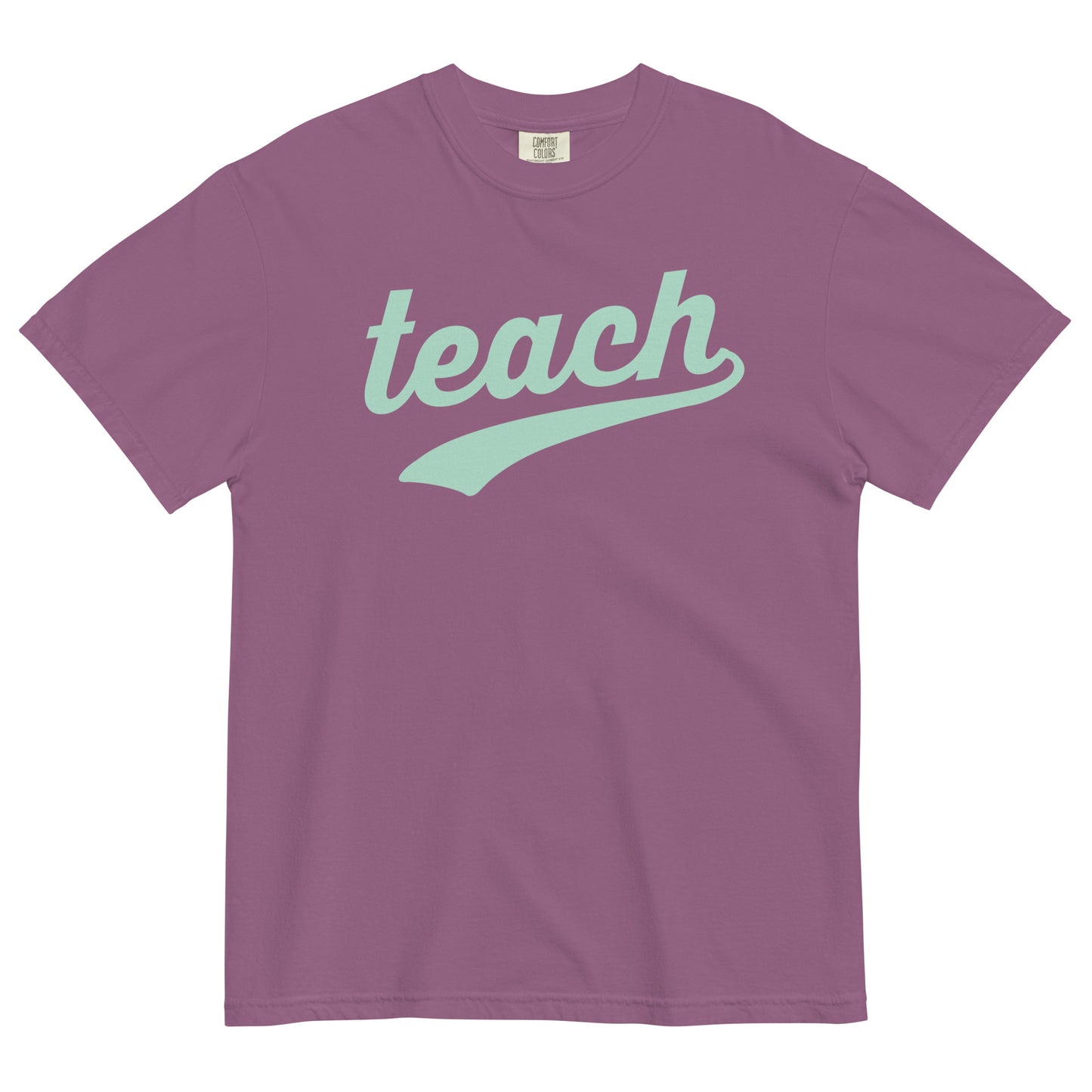 Retro Teach Swoosh - Heavyweight Relaxed Fit Tee (100% Cotton)