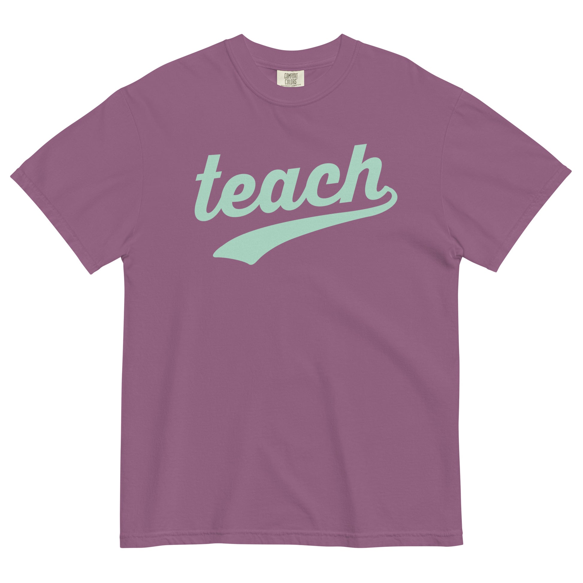 Retro Teach Swoosh - Heavyweight Relaxed Fit Tee (100% Cotton)