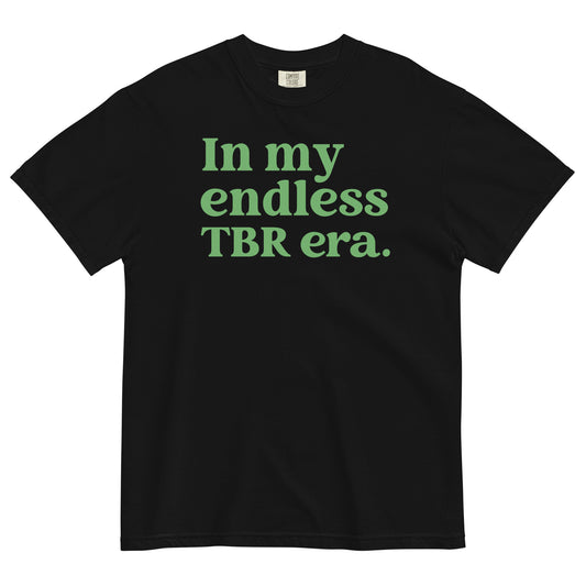 In My Endless TBR Era Short Sleeve Heavyweight T-shirt