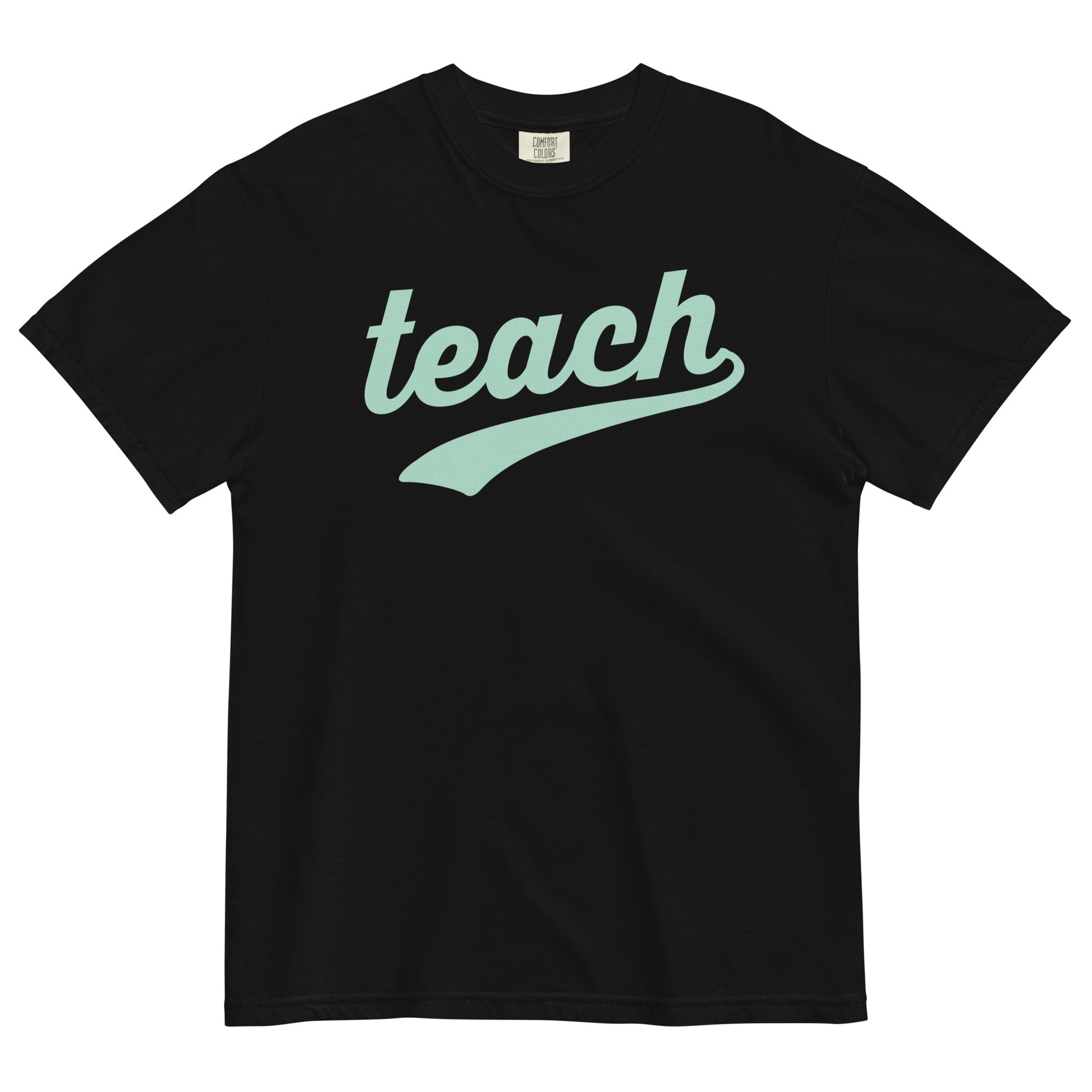 Retro Teach Swoosh - Heavyweight Relaxed Fit Tee (100% Cotton)