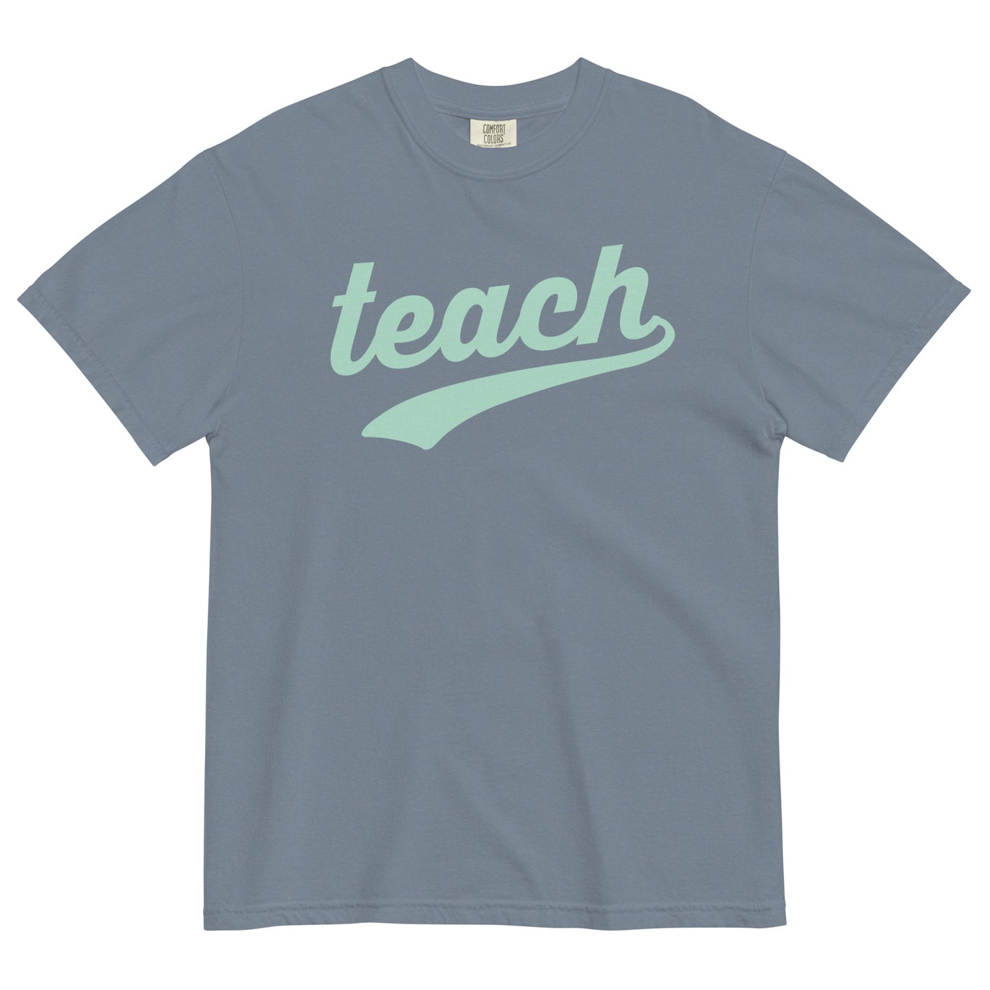 Retro Teach Swoosh - Heavyweight Relaxed Fit Tee (100% Cotton)
