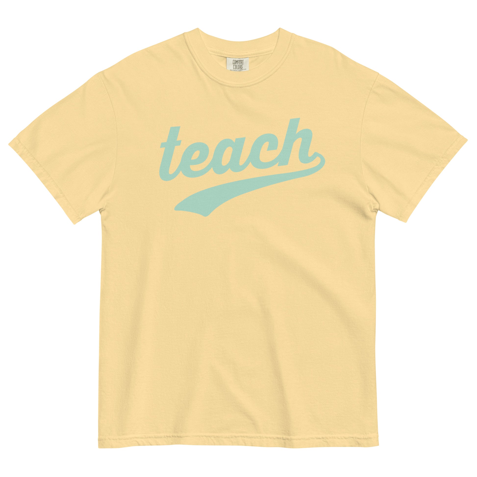 Retro Teach Swoosh - Heavyweight Relaxed Fit Tee (100% Cotton)