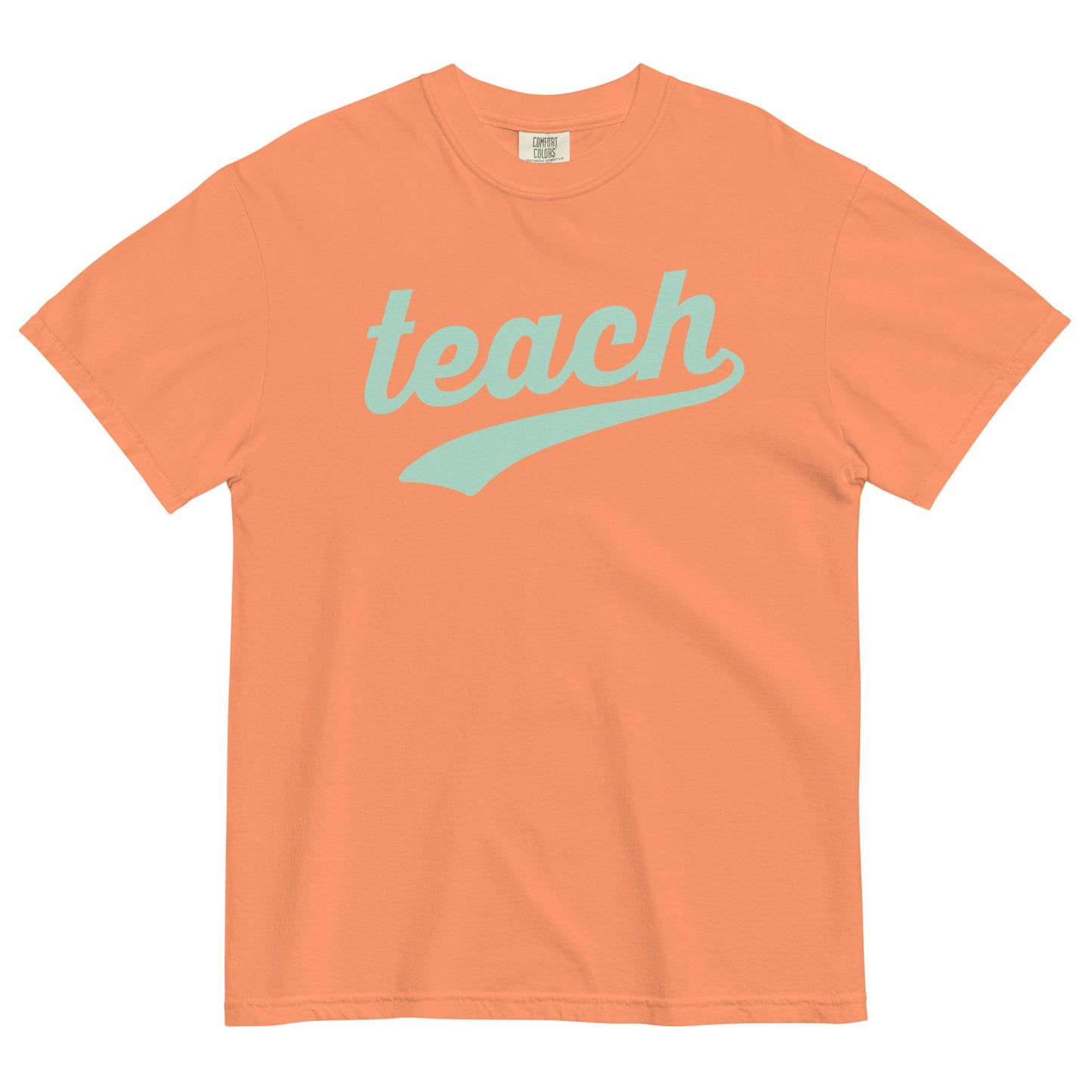 Retro Teach Swoosh - Heavyweight Relaxed Fit Tee (100% Cotton)