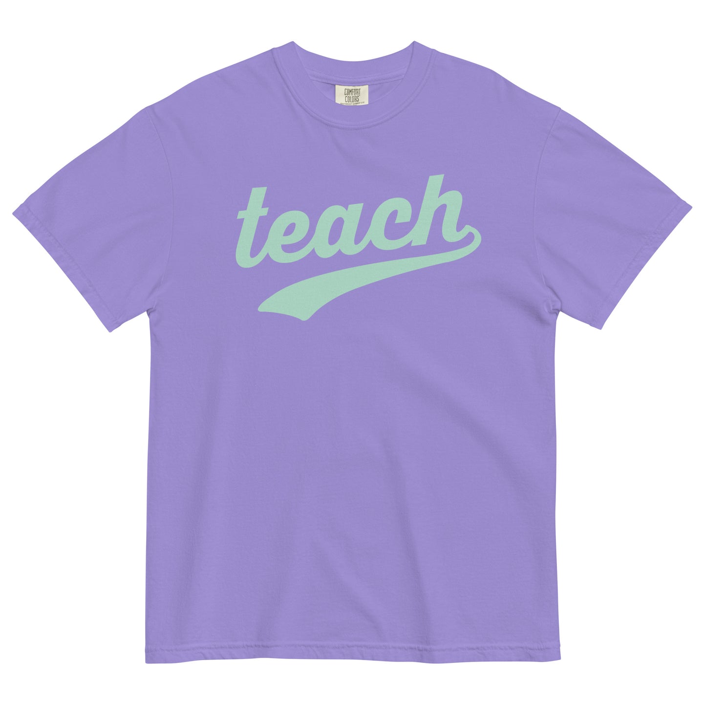Retro Teach Swoosh - Heavyweight Relaxed Fit Tee (100% Cotton)
