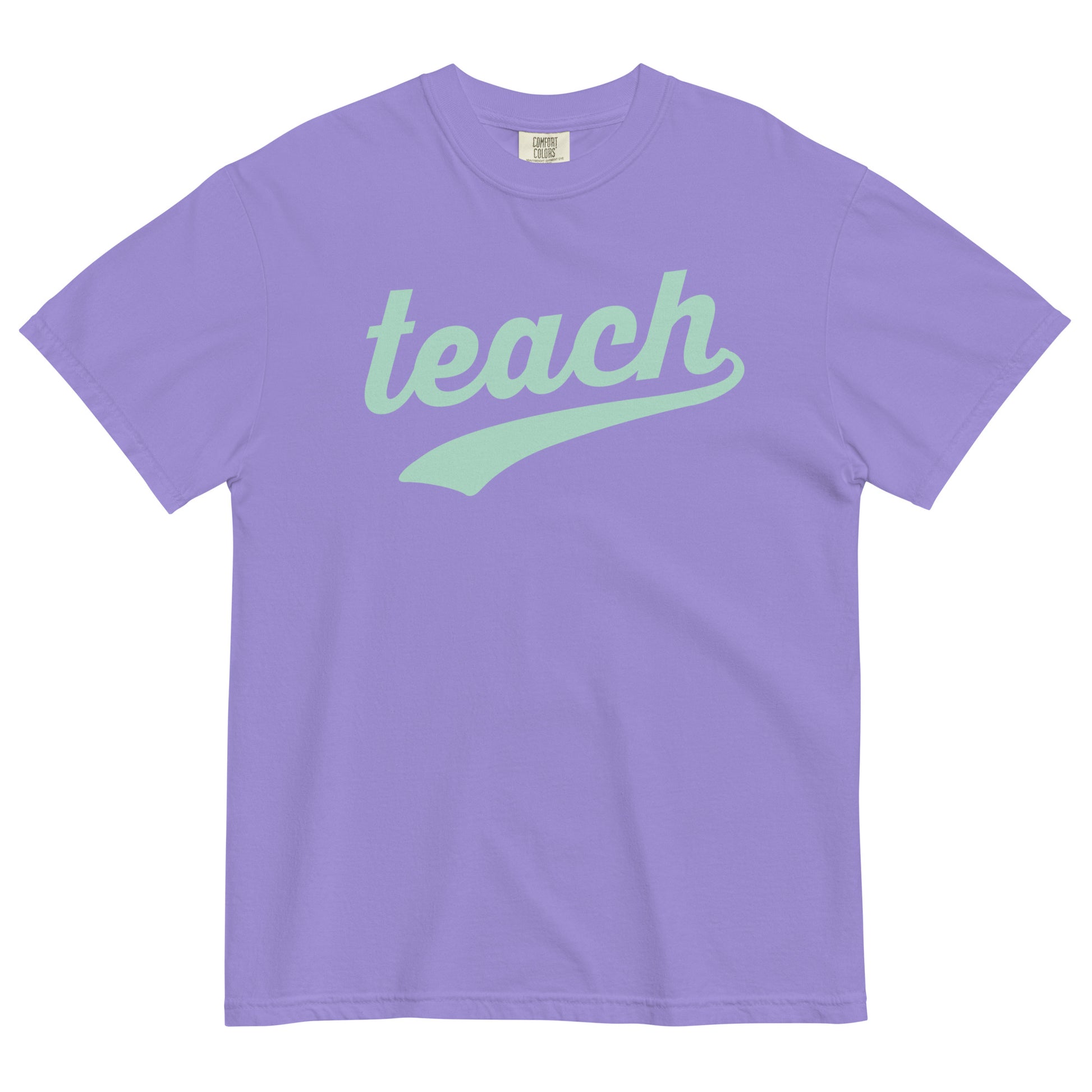 Retro Teach Swoosh - Heavyweight Relaxed Fit Tee (100% Cotton)
