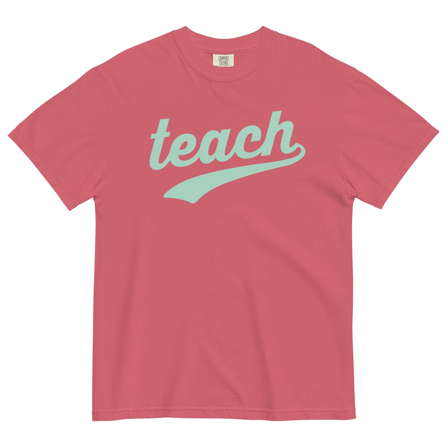 Retro Teach Swoosh - Heavyweight Relaxed Fit Tee (100% Cotton)
