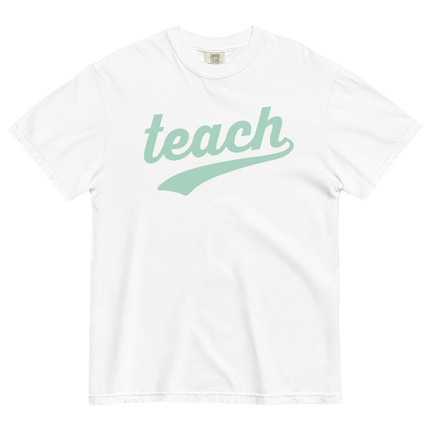 Retro Teach Swoosh - Heavyweight Relaxed Fit Tee (100% Cotton)