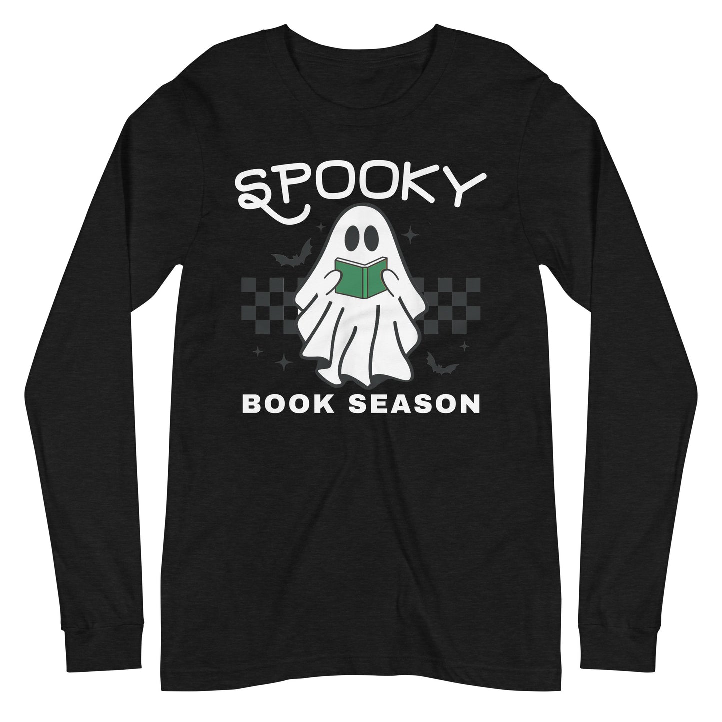 Spooky Book Season Halloween Unisex Long Sleeve Tee