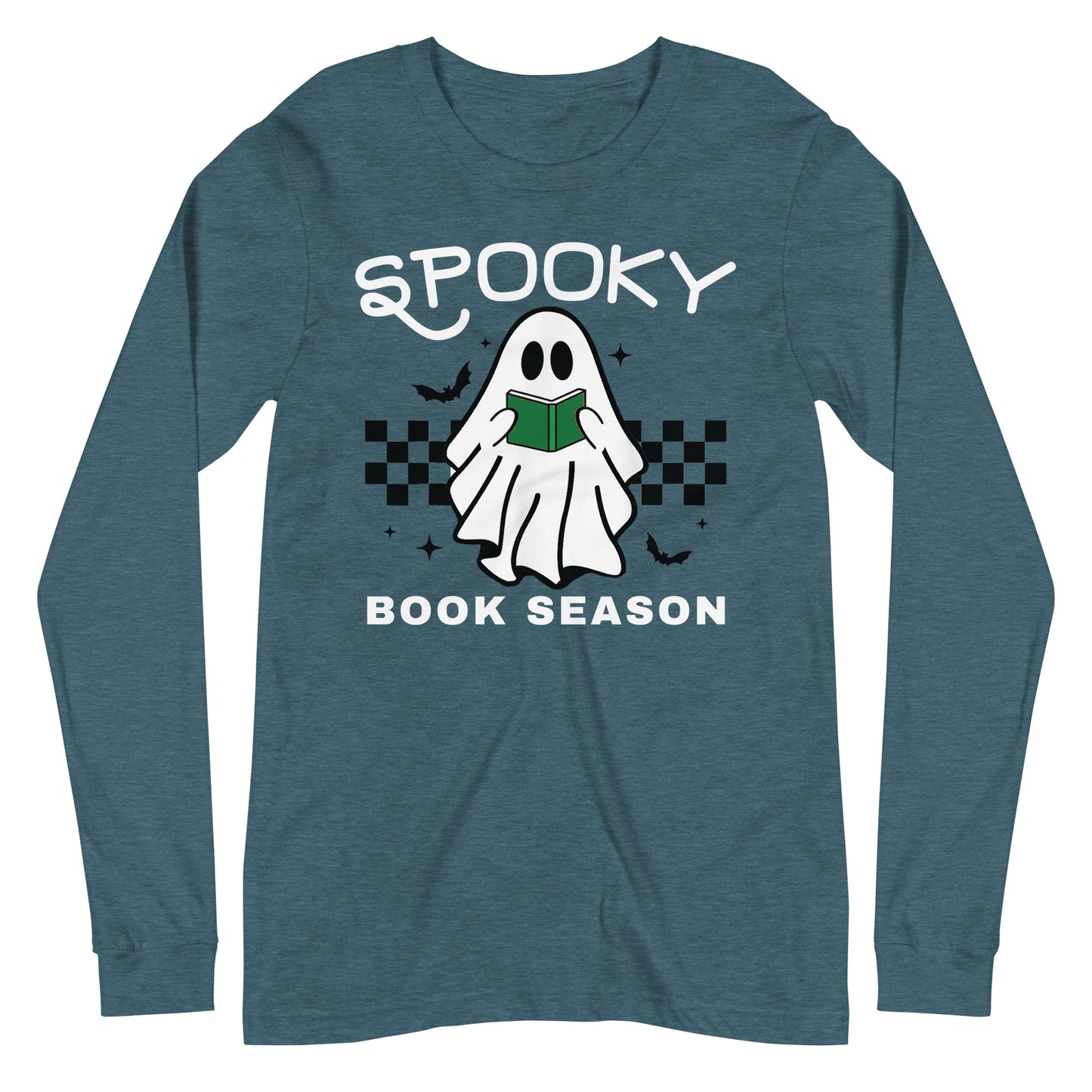 Spooky Book Season Halloween Unisex Long Sleeve Tee