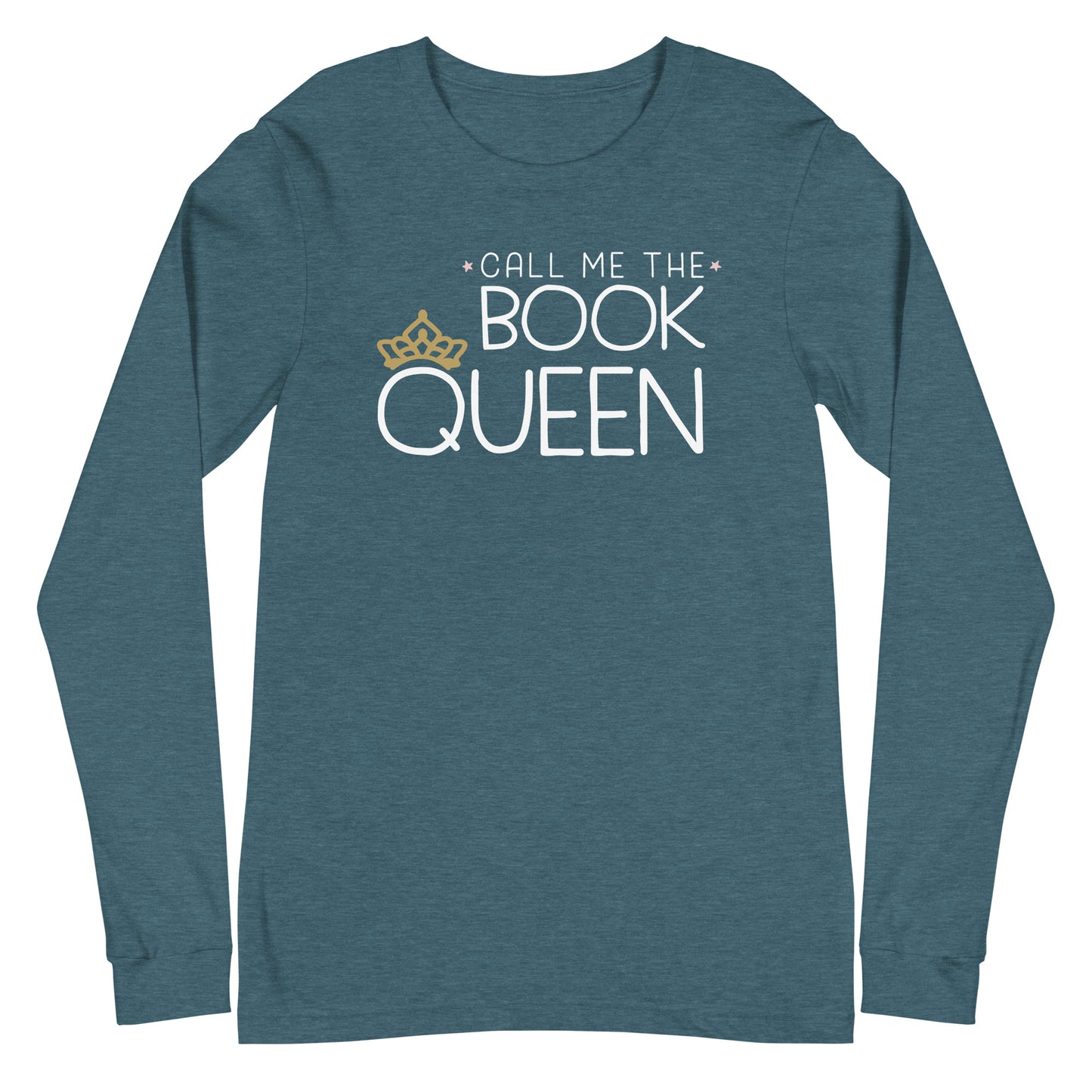 Book Queen Librarian Unisex Long Sleeve Tee