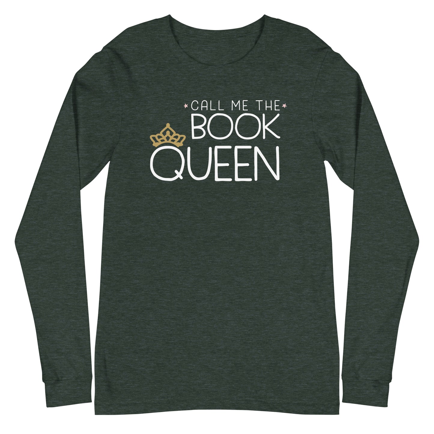 Book Queen Librarian Unisex Long Sleeve Tee