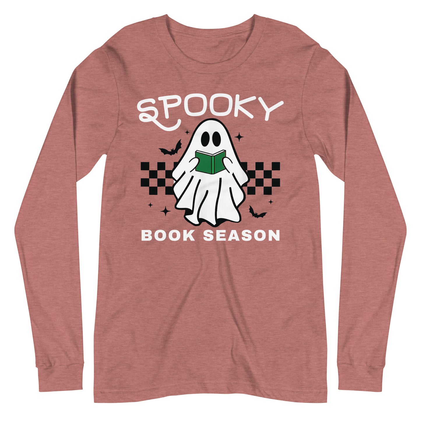 Spooky Book Season Halloween Unisex Long Sleeve Tee