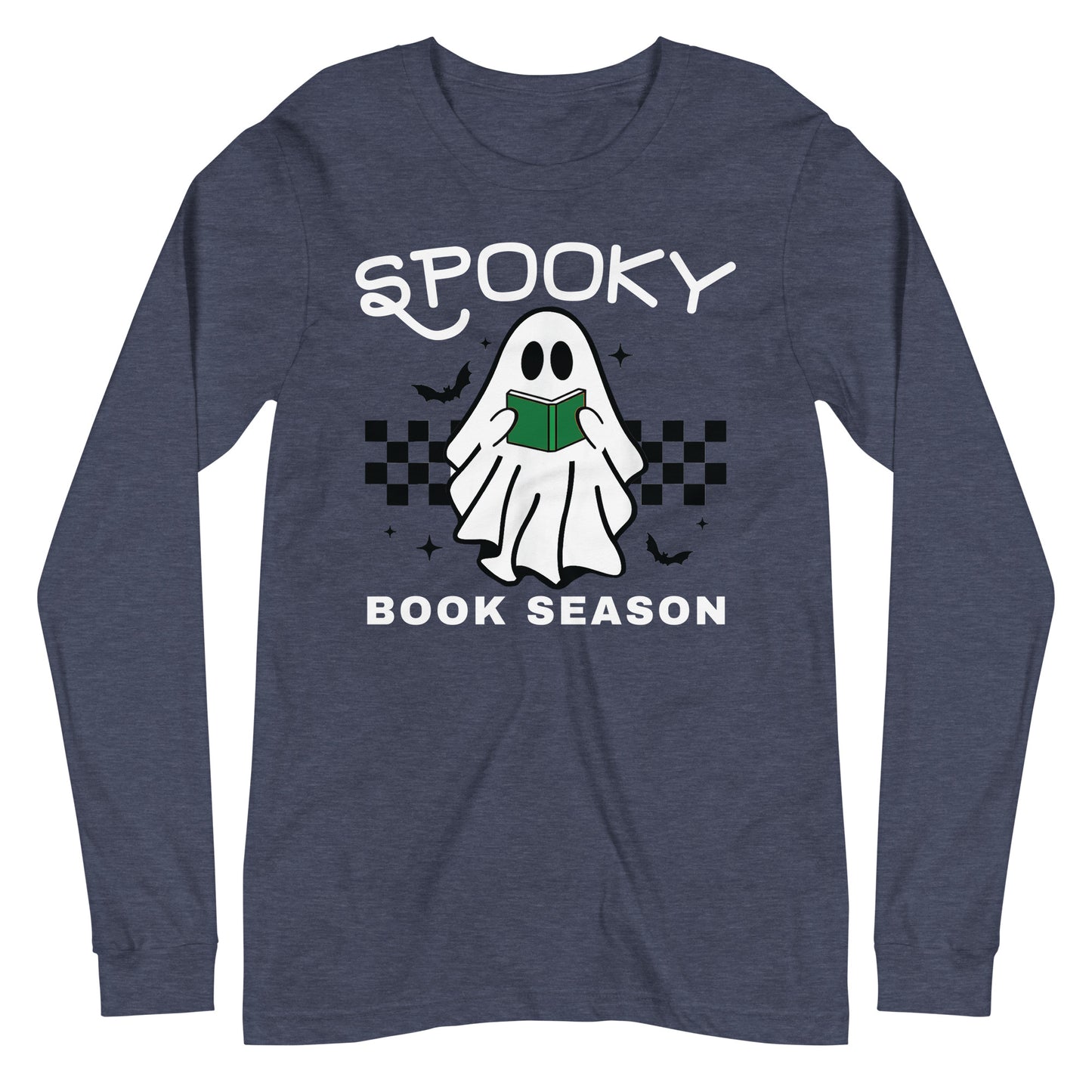 Spooky Book Season Halloween Unisex Long Sleeve Tee