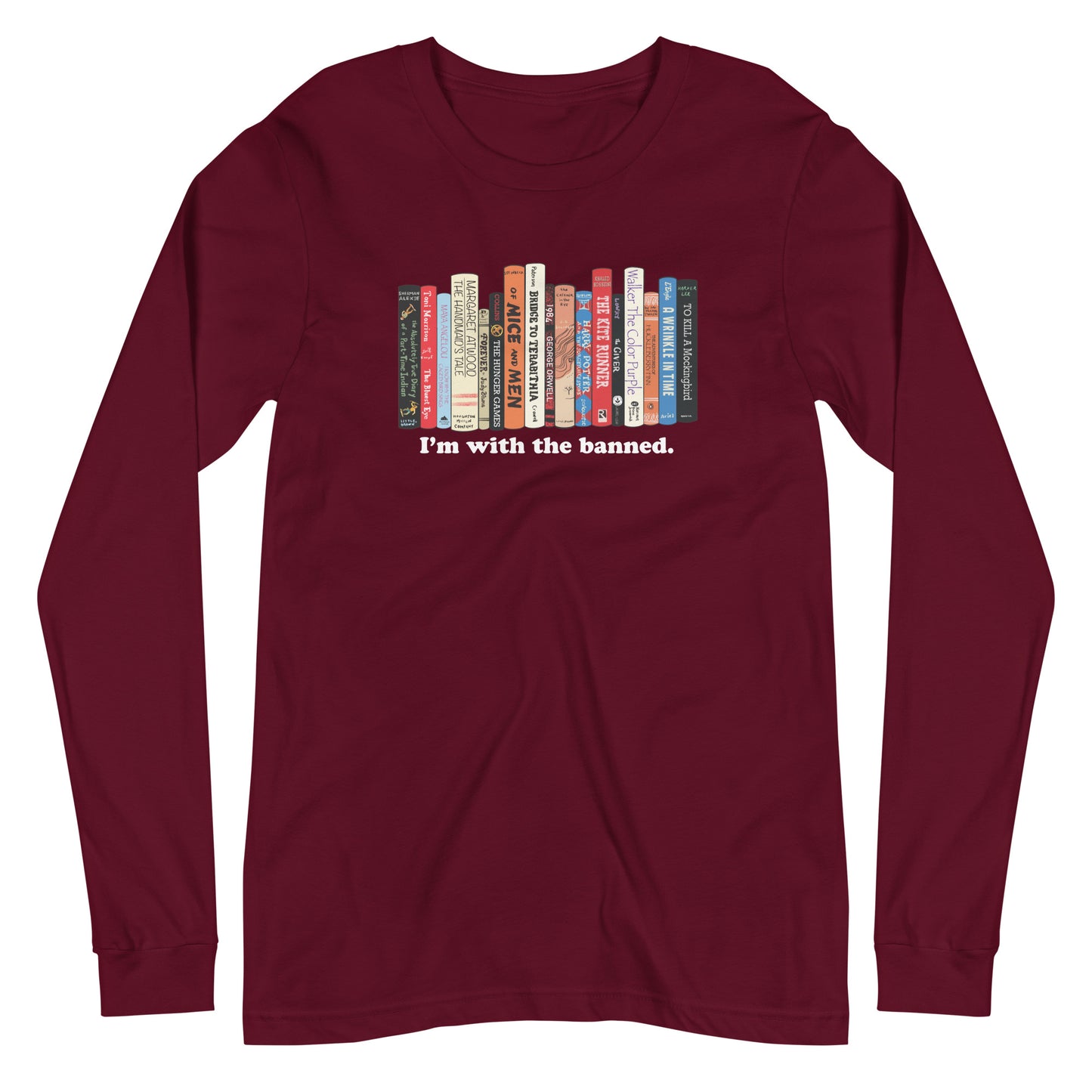 I'm With the Banned Unisex Long Sleeve Tee