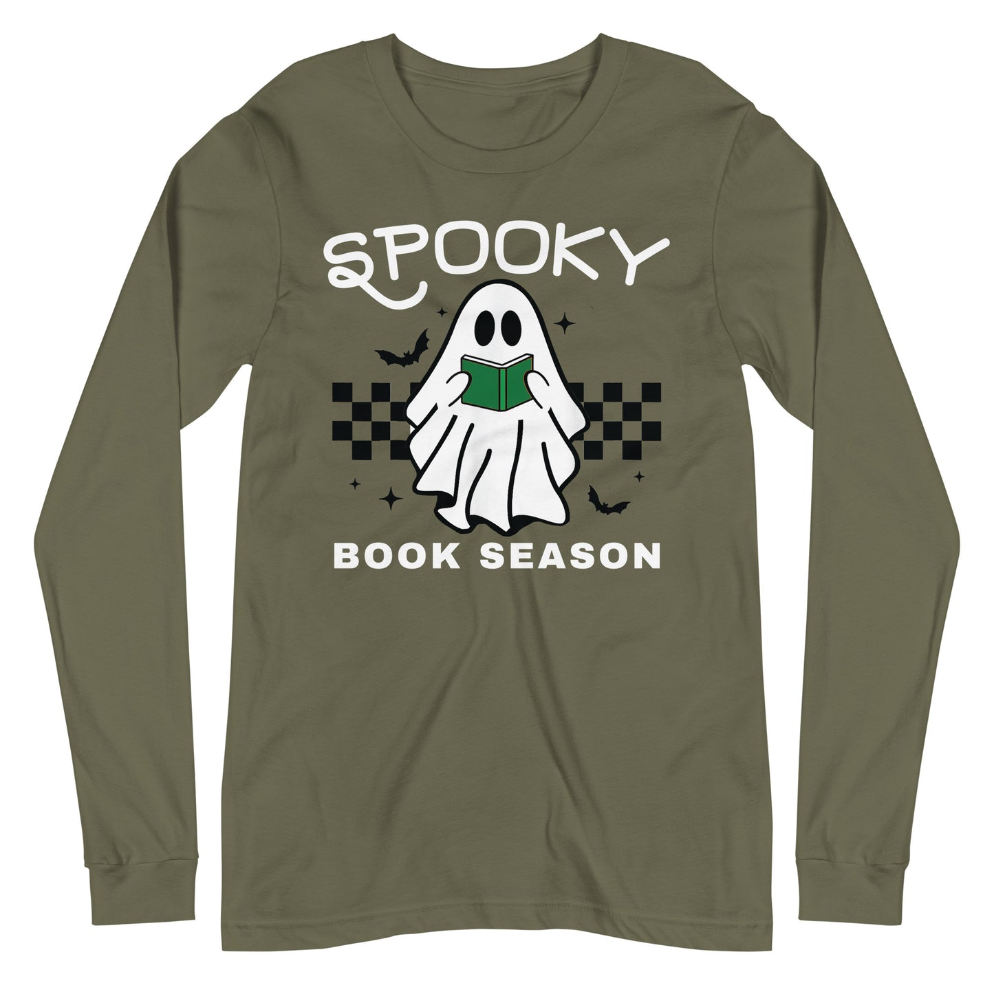Spooky Book Season Halloween Unisex Long Sleeve Tee