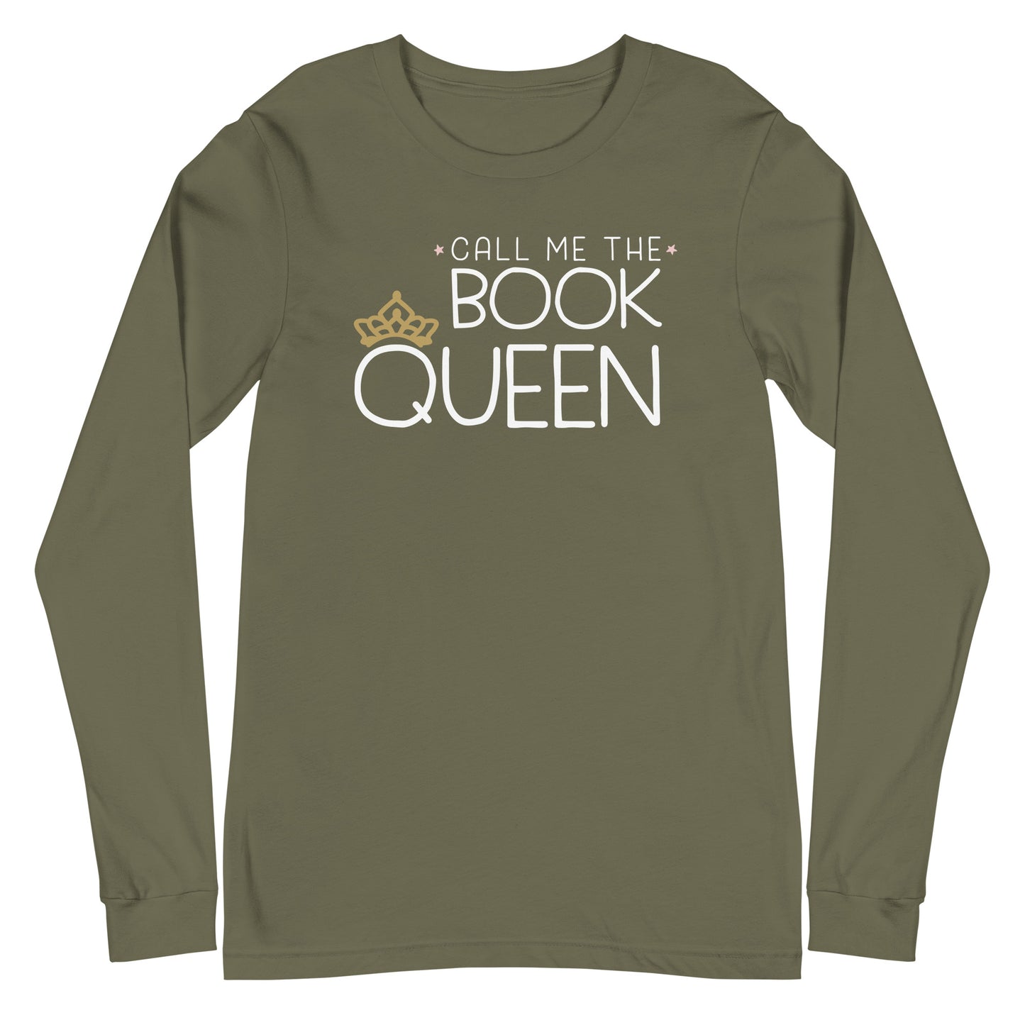 Book Queen Librarian Unisex Long Sleeve Tee