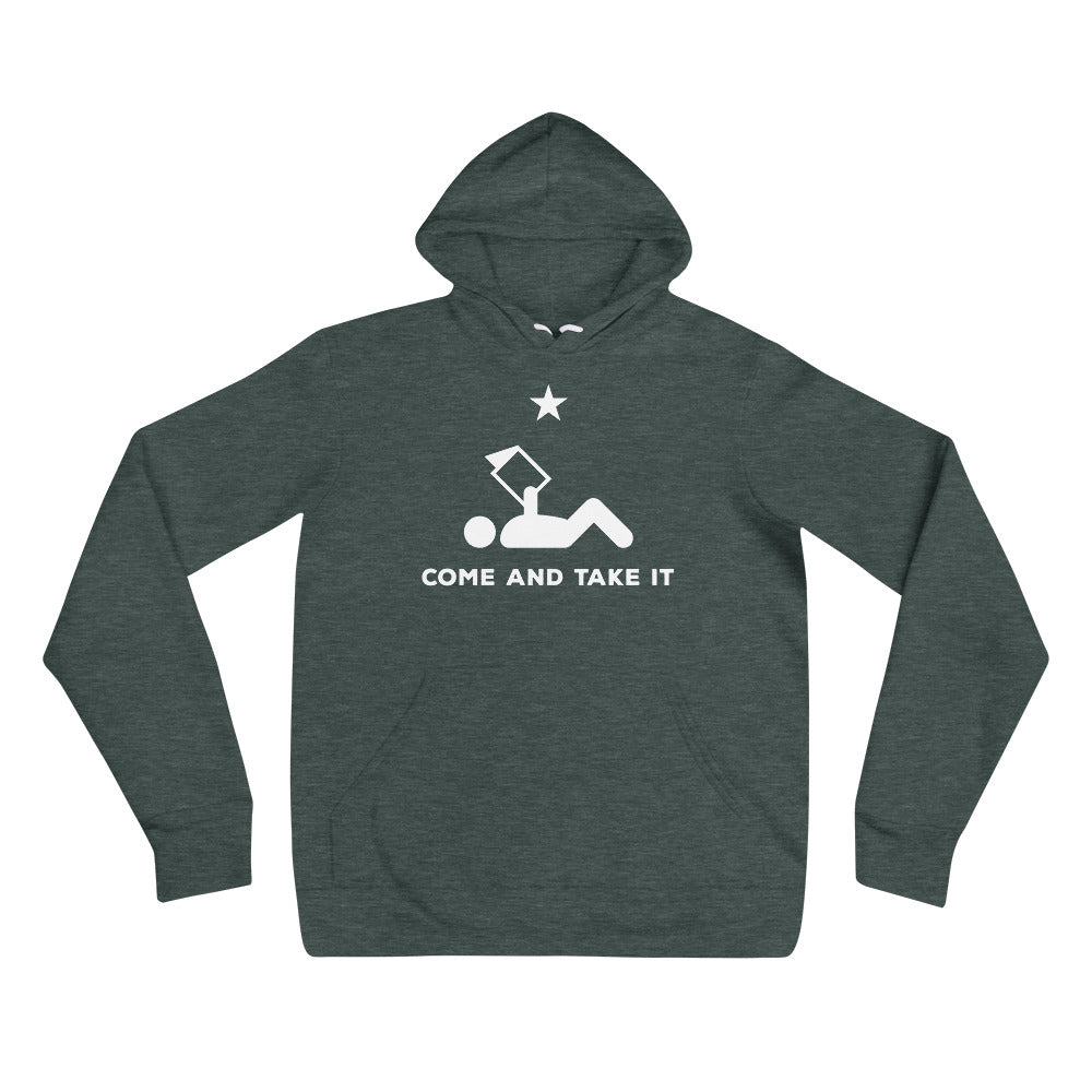 Come and Take It - Cozy Unisex Hoodie - Banned Books Librarian Sweatshirt -