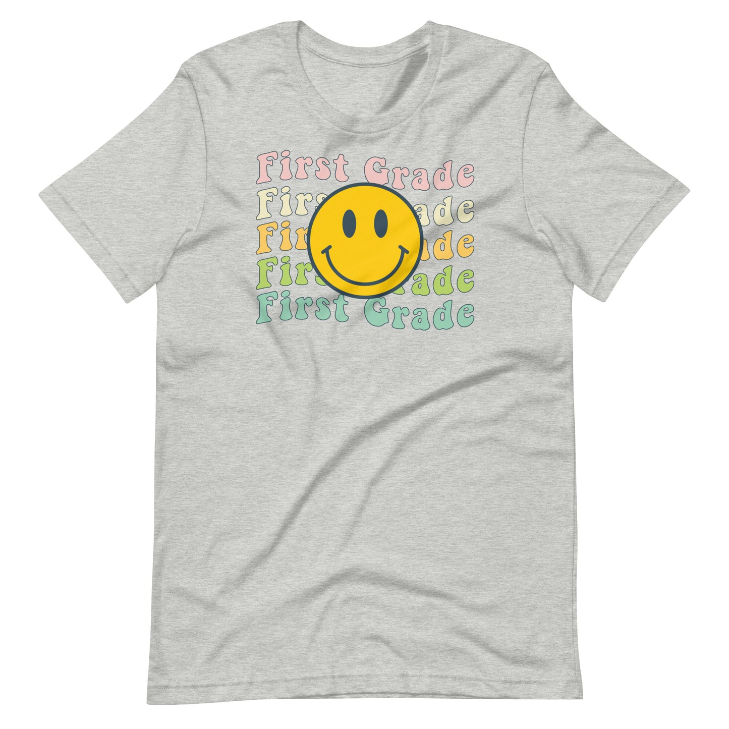 Groovy First Grade Teacher Unisex t-shirt