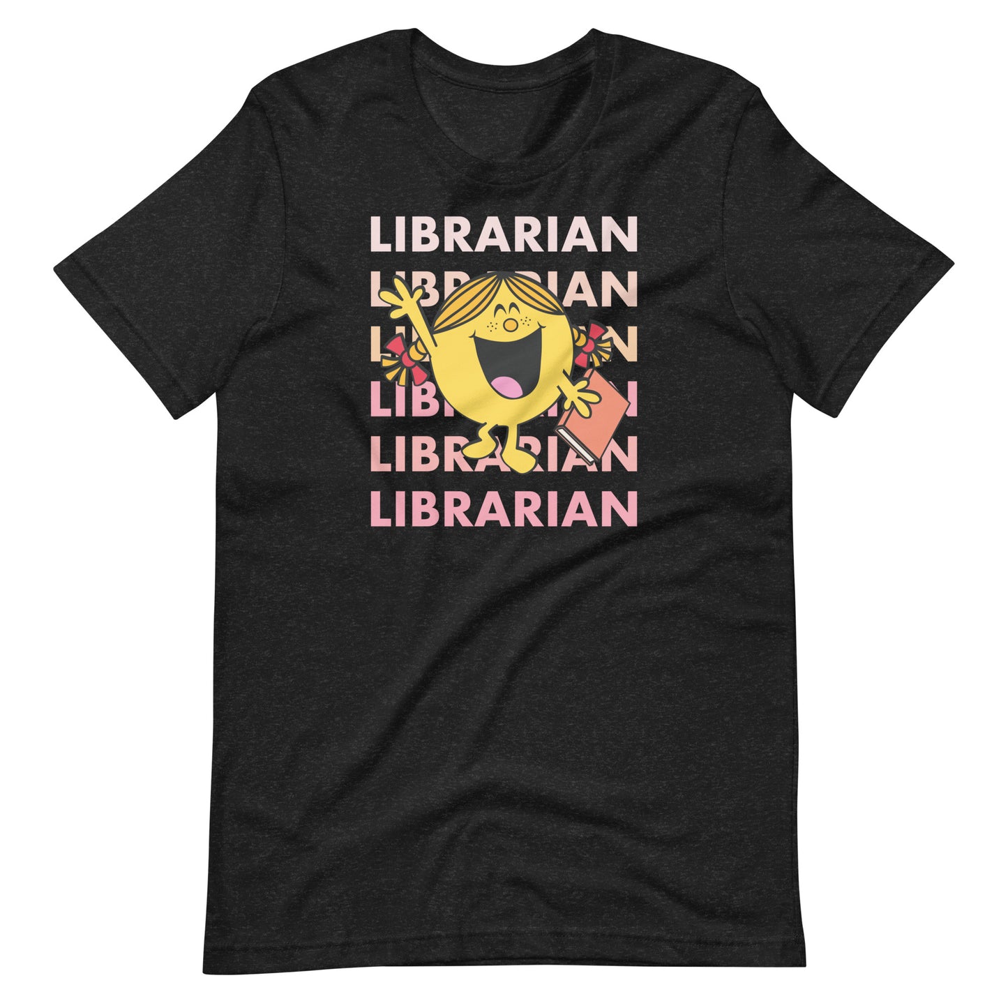 Little Miss Librarian Pink Ombre Short Sleeve T-shirt