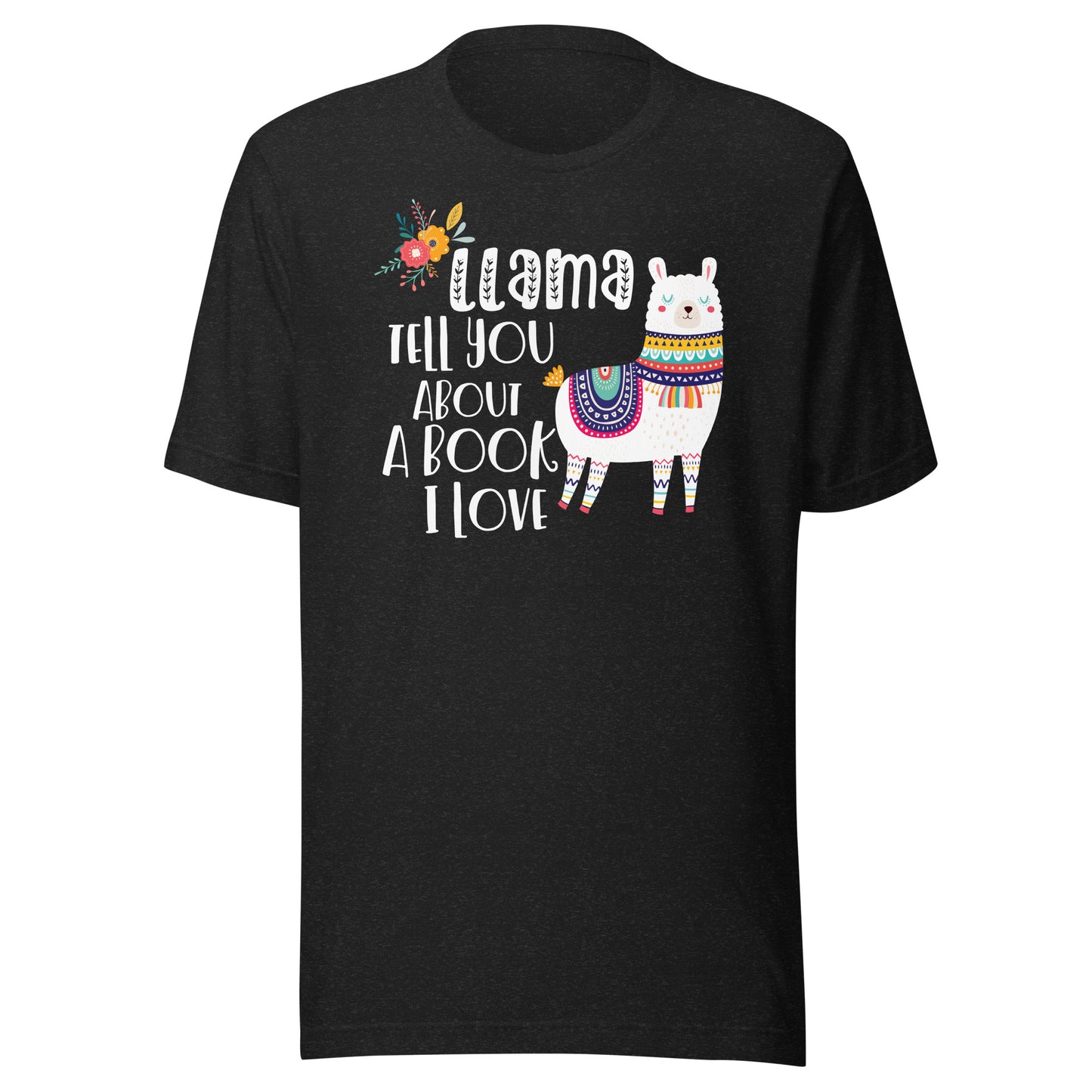 LLama Tell You About a Book I Love Short Sleeve T-shirt