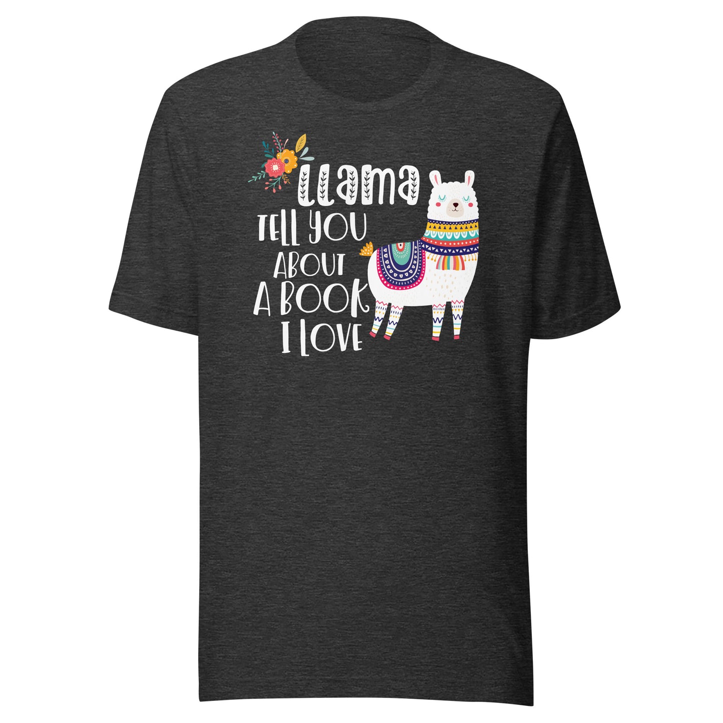 LLama Tell You About a Book I Love Short Sleeve T-shirt