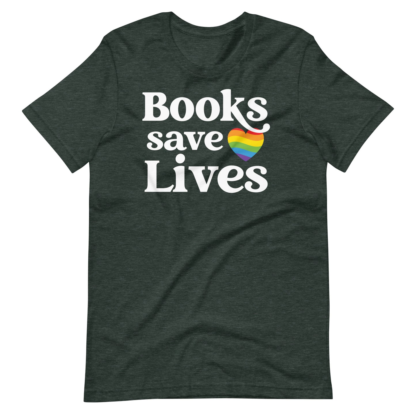 Books Save Lives Unisex t-shirt