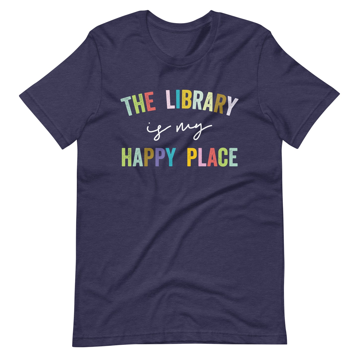 The Library is My Happy Place Librarian Unisex t-shirt